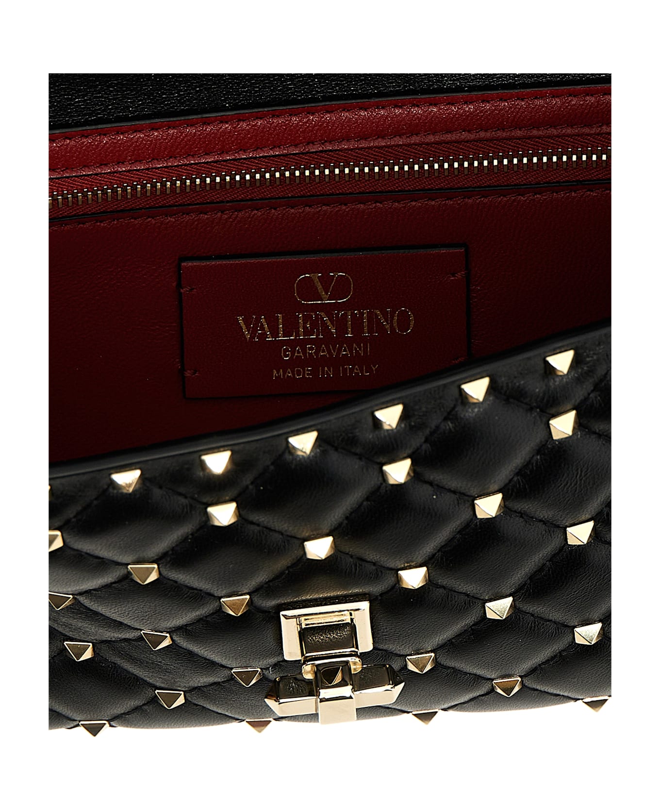Valentino Garavani 
rockstud Spike
 Shoulder Bag - Black  
