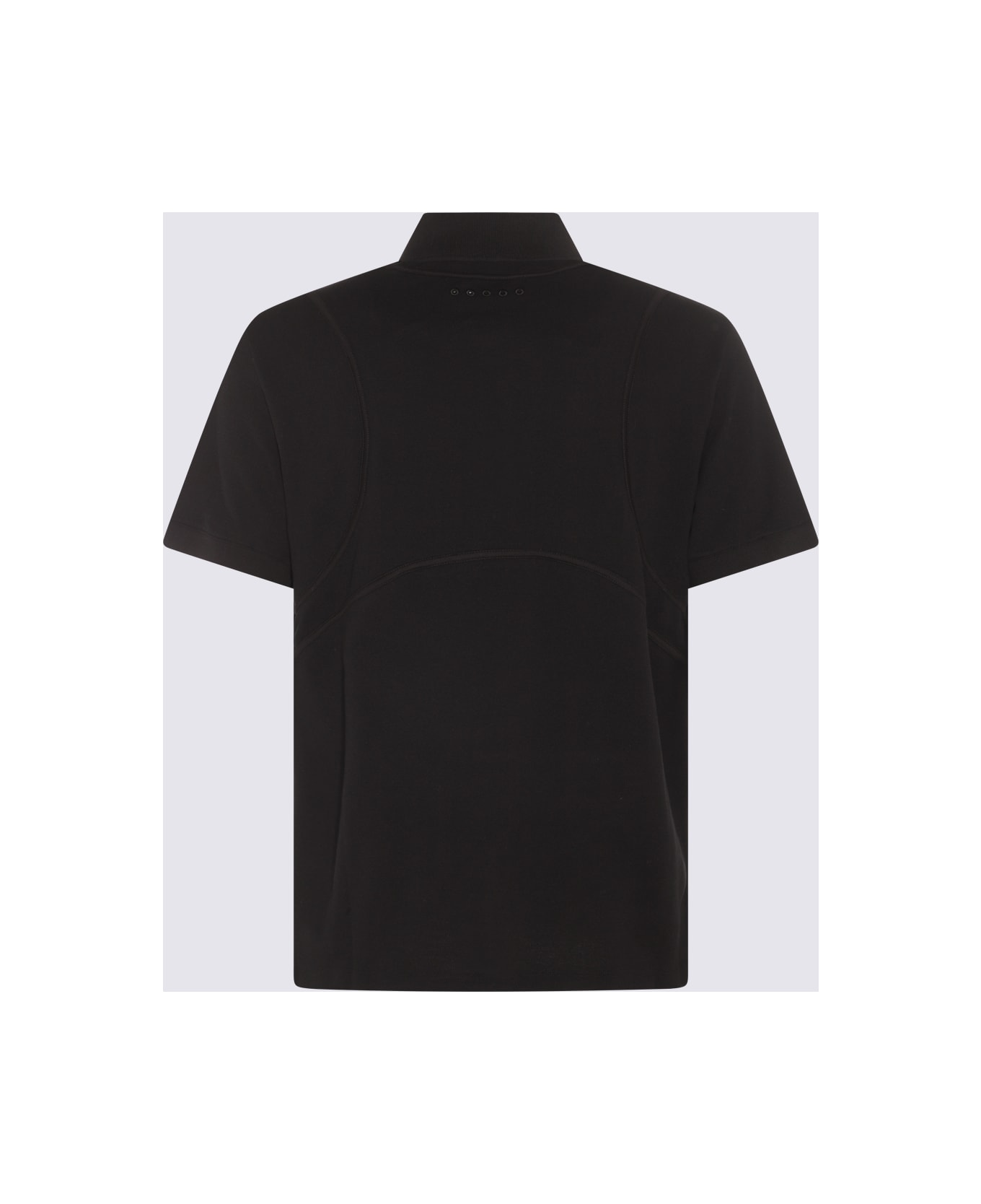 Alexander McQueen Black Cotton Polo Shirt - Black