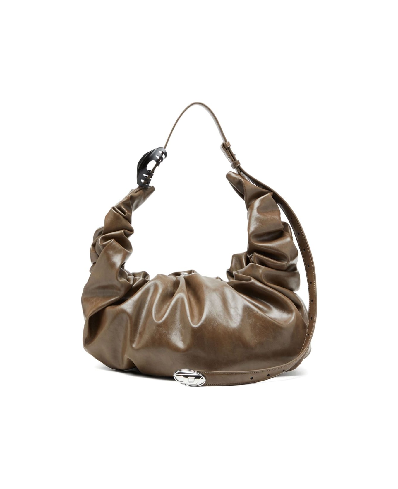 Diesel Grab Large Hobo Bag - Brown
