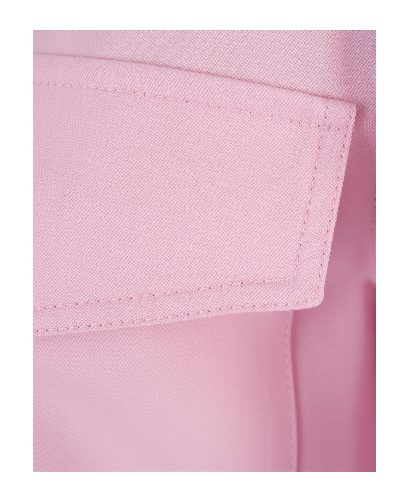 Alexander McQueen Shirt With Military Pockets In Light Pink - Pink
