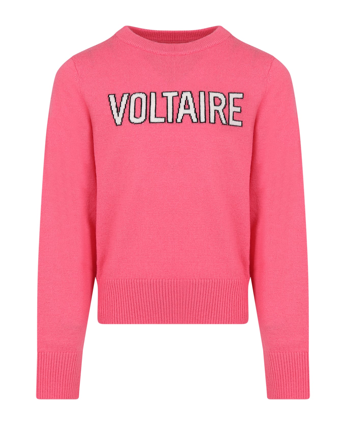 Zadig & Voltaire Fuchsia Sweater For Girl - Fuchsia