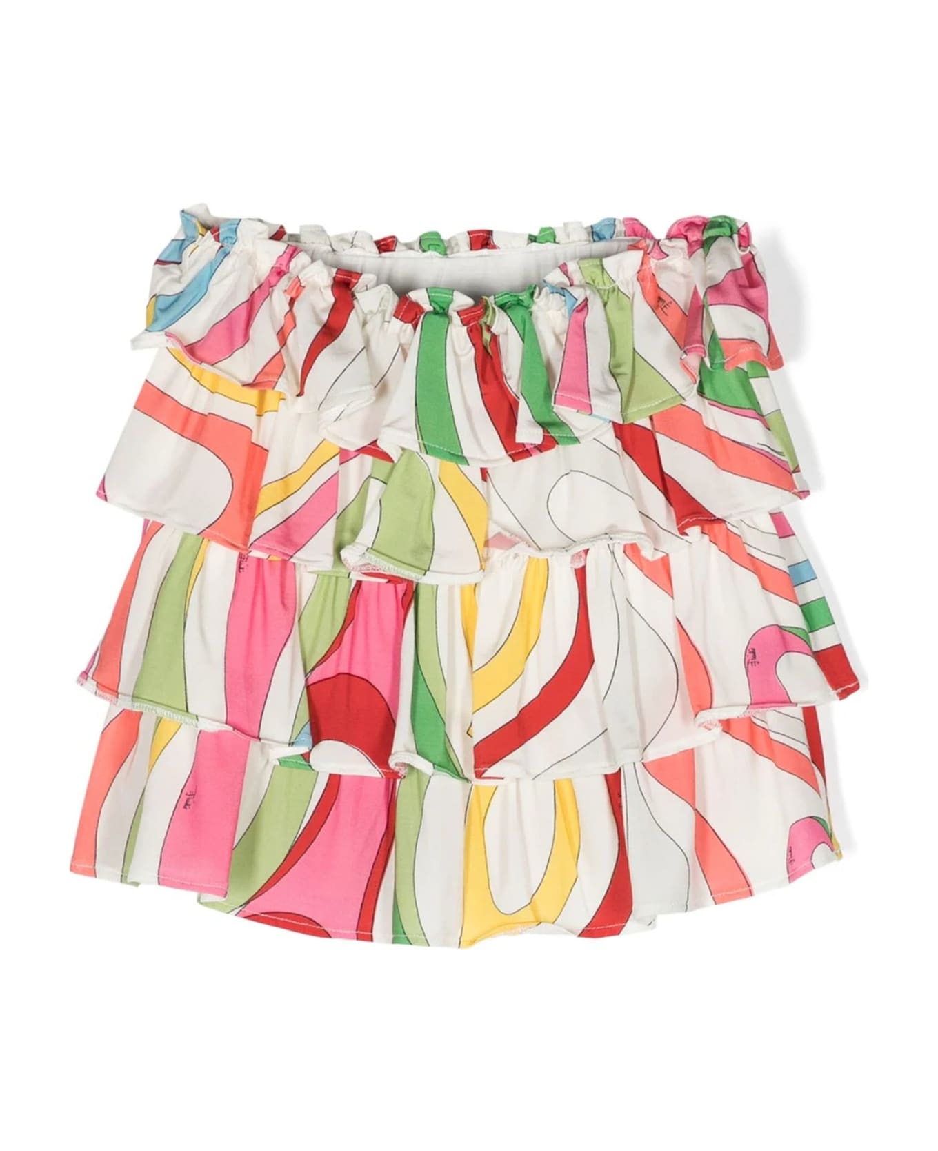Pucci Multicolor Viscose Skirt - Multicolor