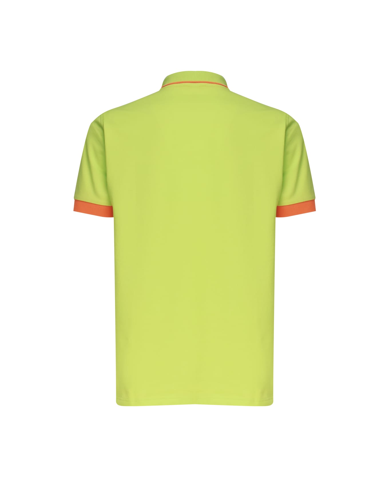 Sun 68 Polo T-shirt In Cotton - Lime ポロシャツ