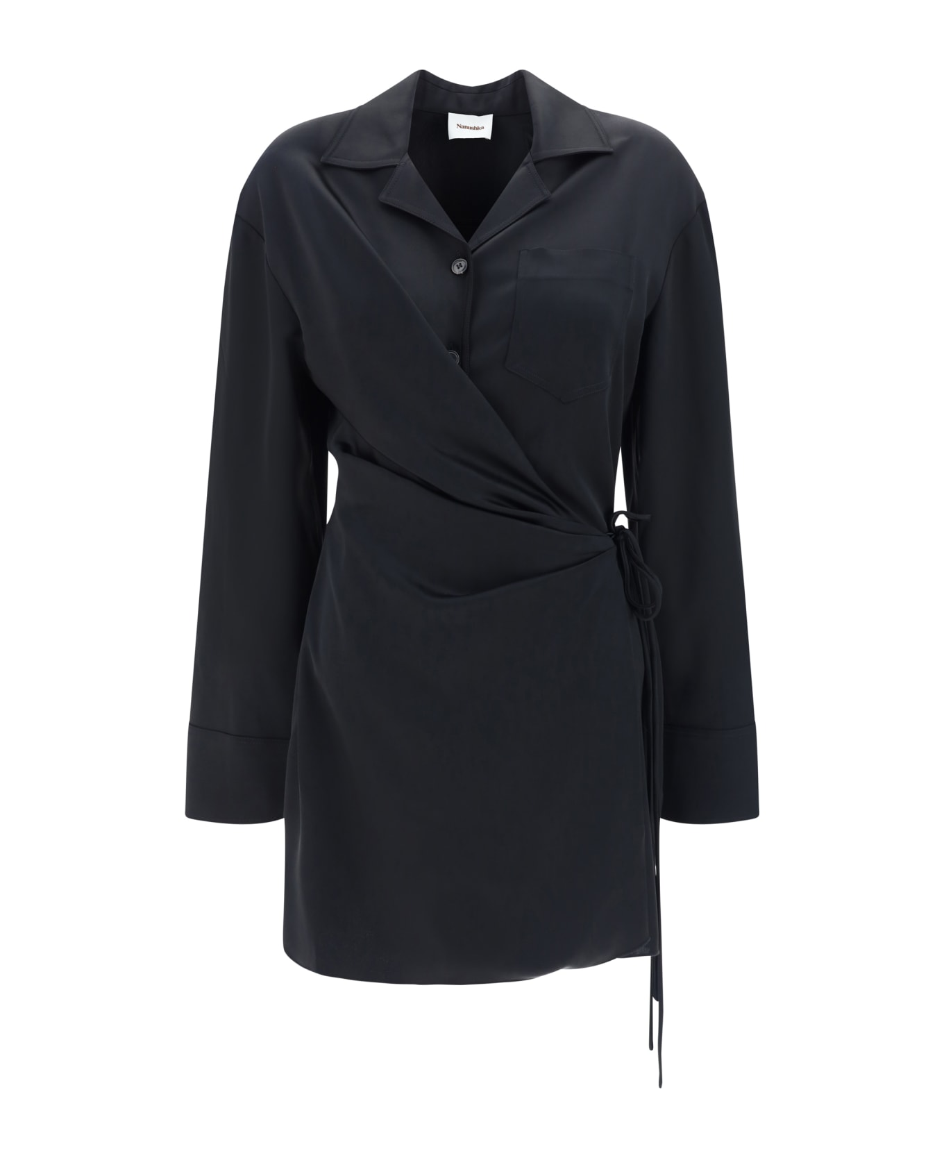 Nanushka Chemisier Dress - Black コート