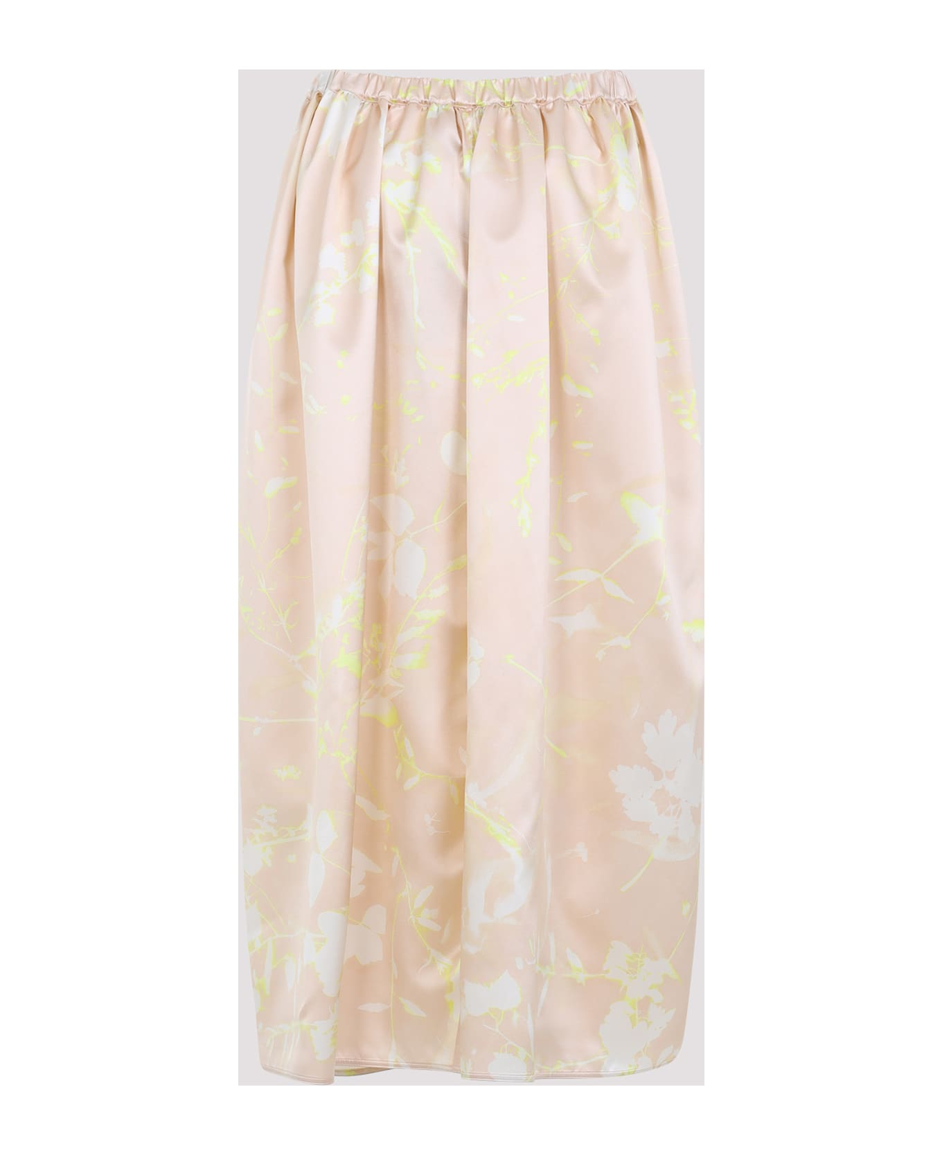 Fabiana Filippi Silk Midi Skirt - Cipria