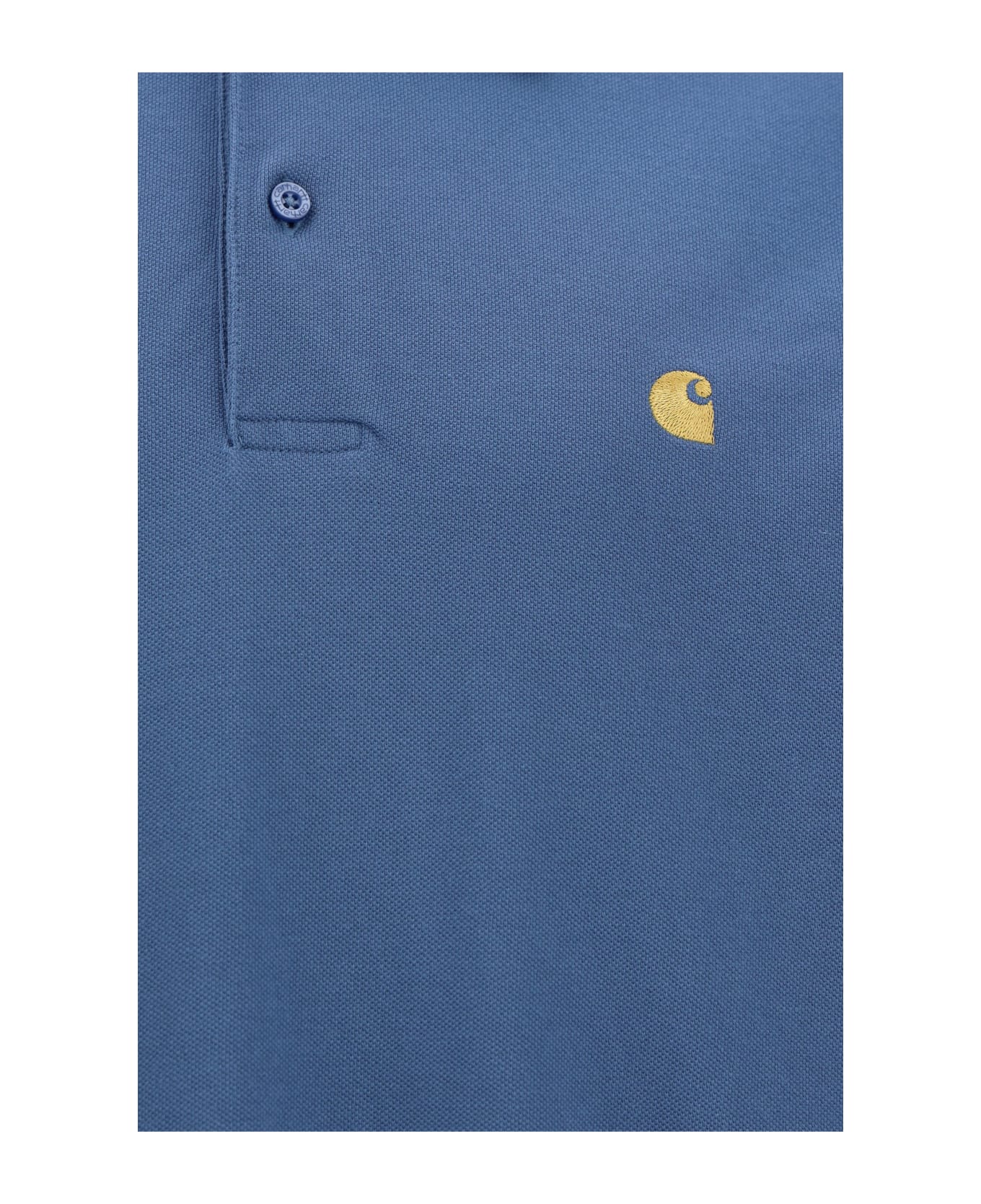 Carhartt Polo Shirt - Sorrent / Gold
