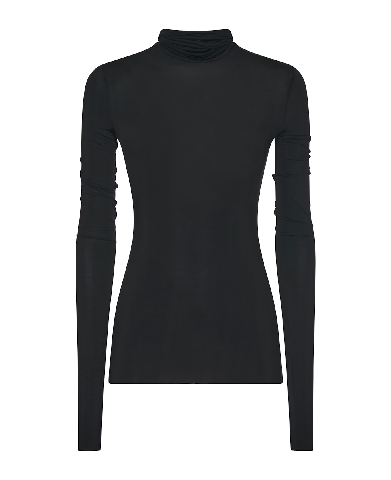 Philosophy di Lorenzo Serafini High Neck Jersey Top - Black