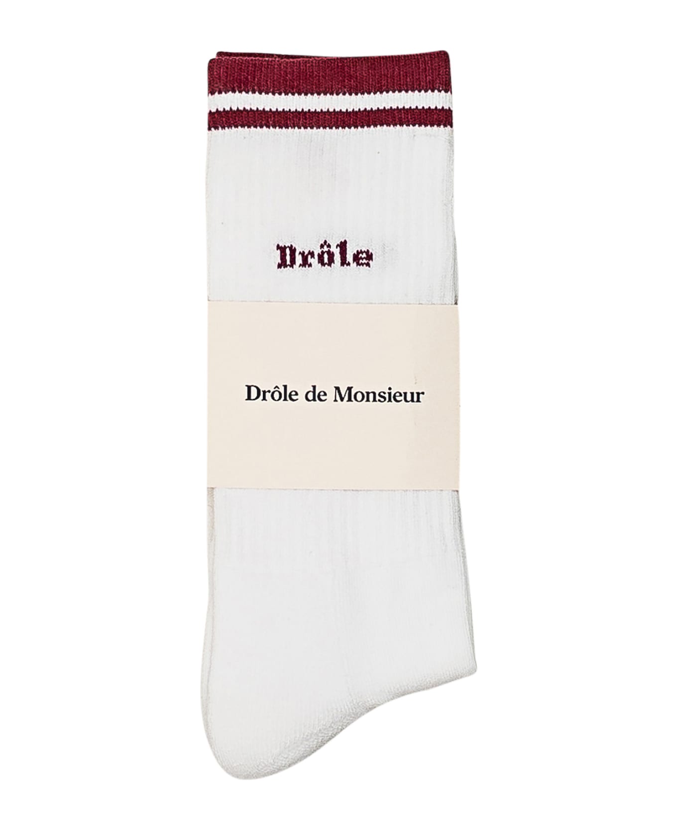 Drôle de Monsieur Socks With Logo - BORDEAUX