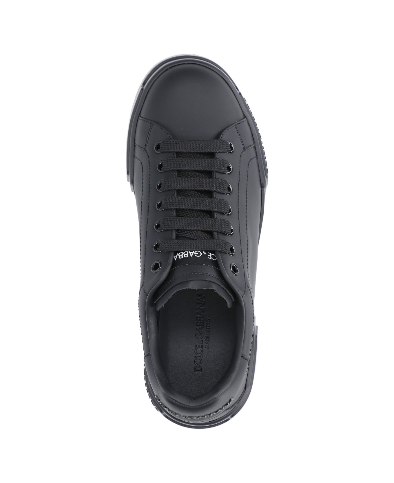 Dolce & Gabbana 'portofino Vintage' Sneakers - BLACK
