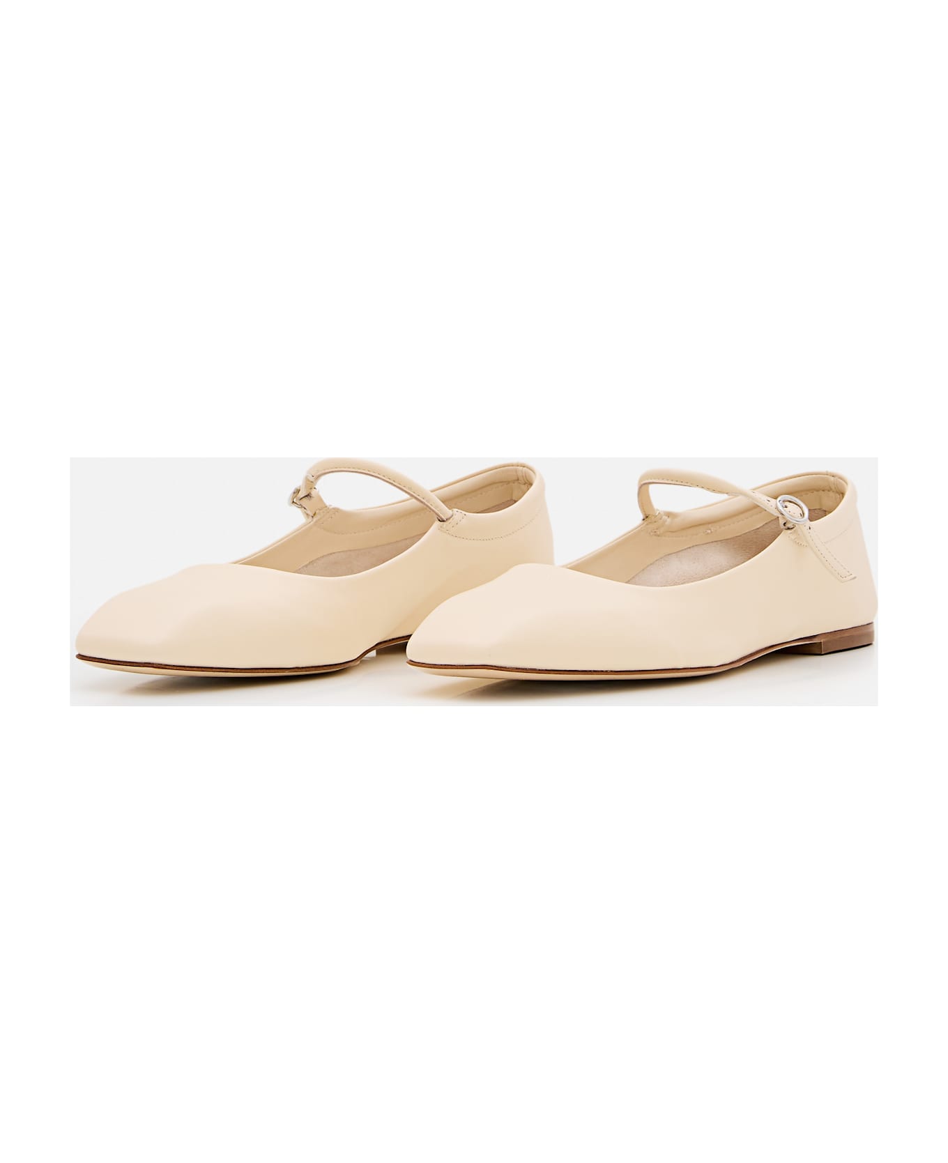 aeyde Uma Nappa Leather Creamy - Beige