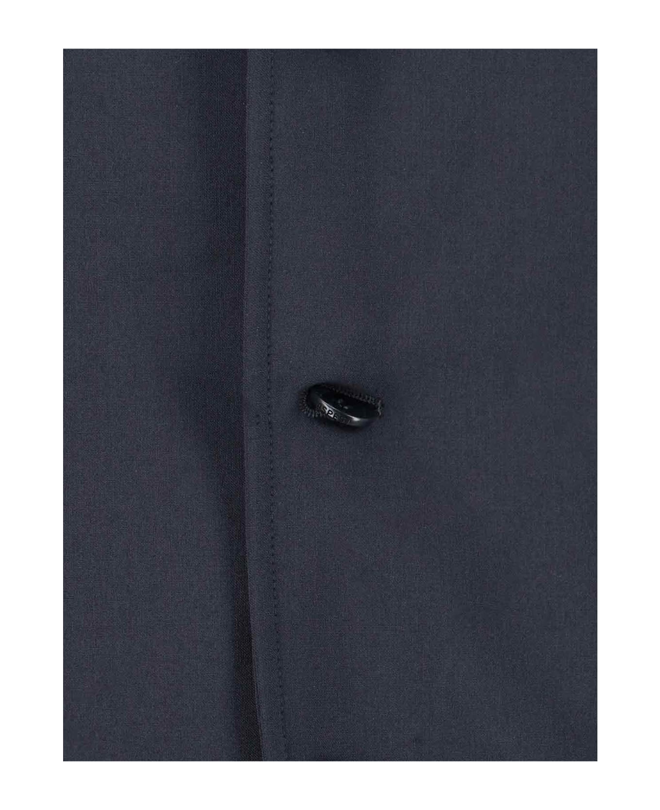 Aspesi Wool Blend Blazer - Blue