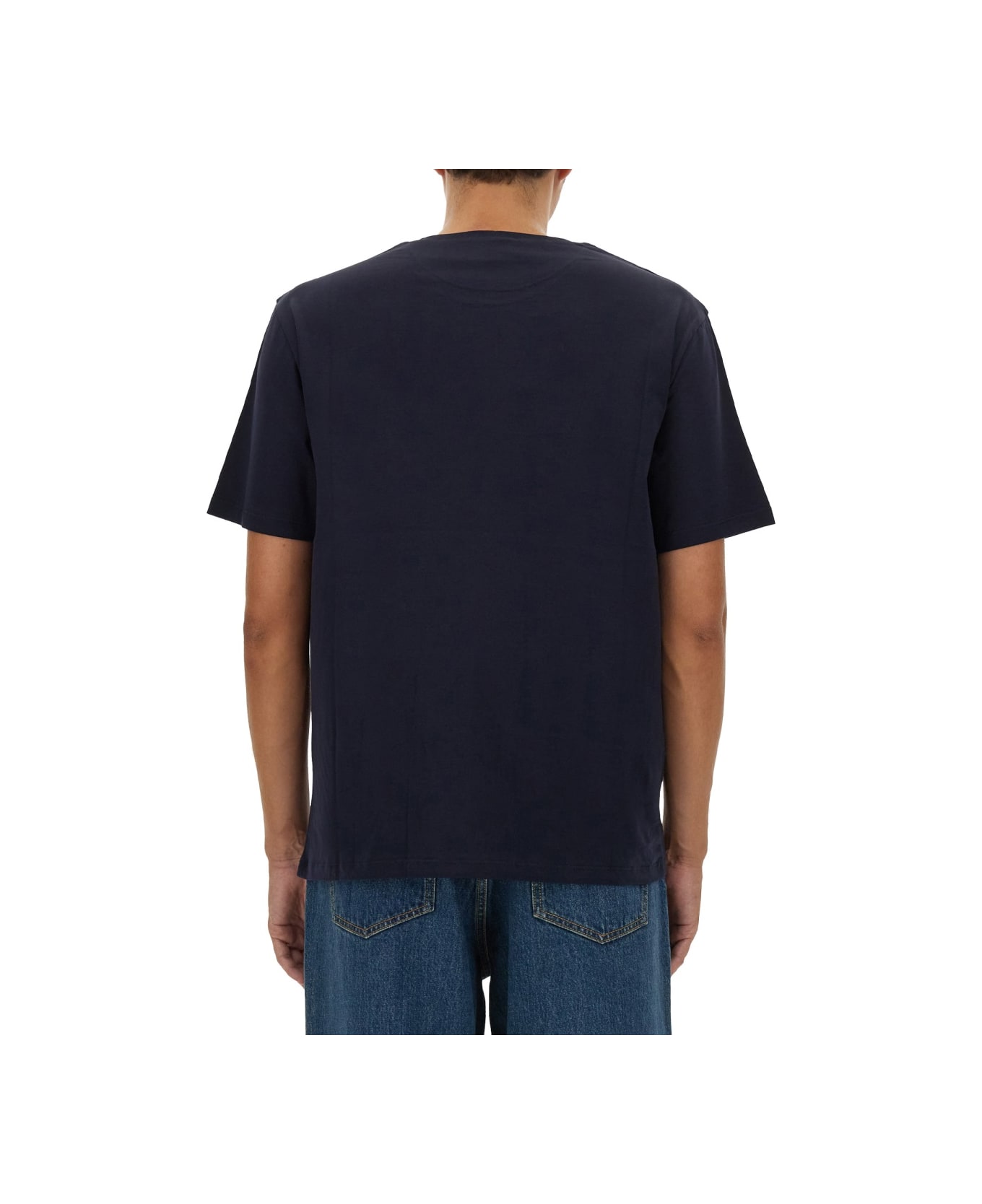 Bally T-shirt With Logo - BLUE