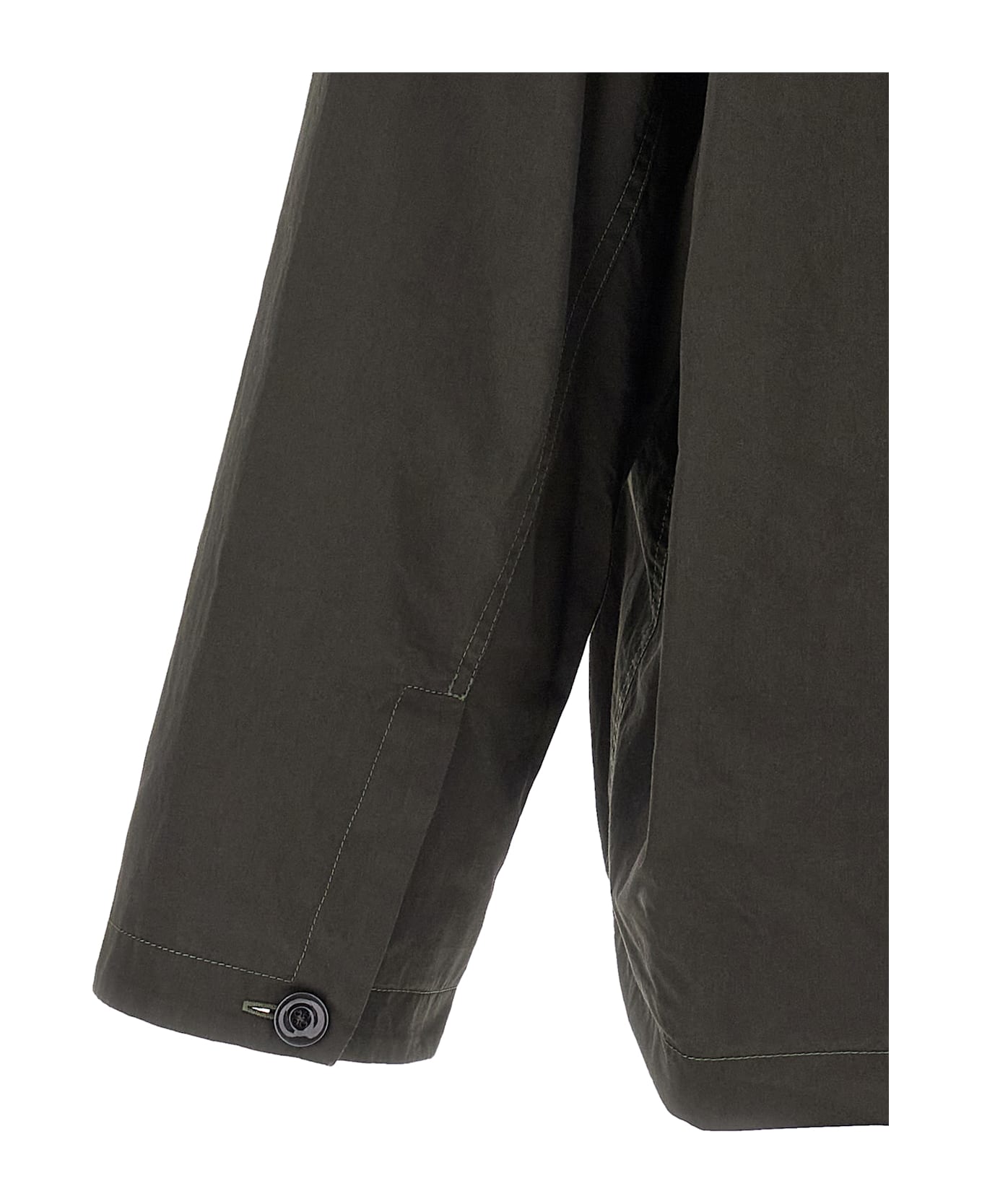 Lemaire 'funnel Neck Vareuse' Sweater - Brown