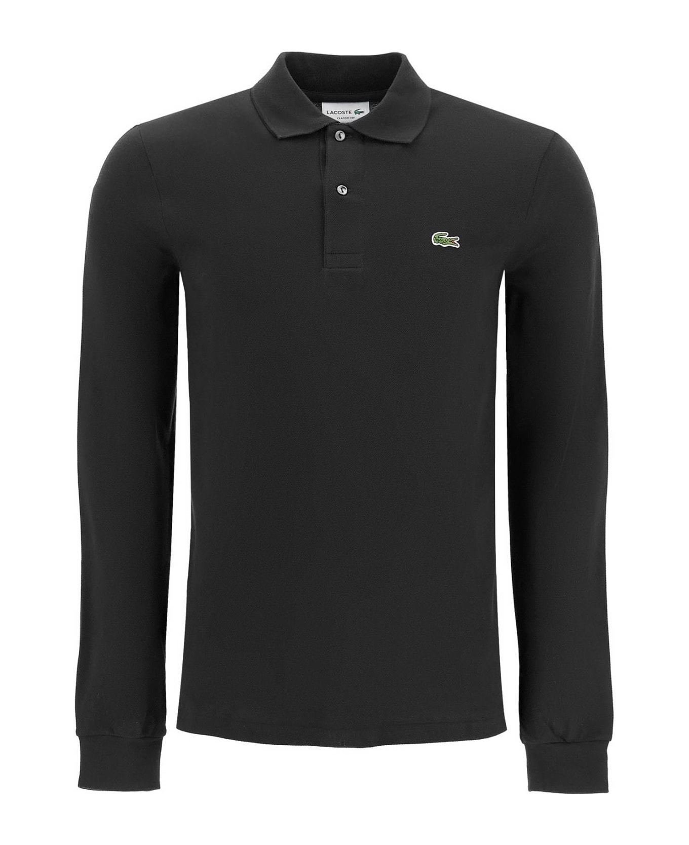 Lacoste 'classic Fit Long Sleeve Polo Shirt - BLACK (Black)