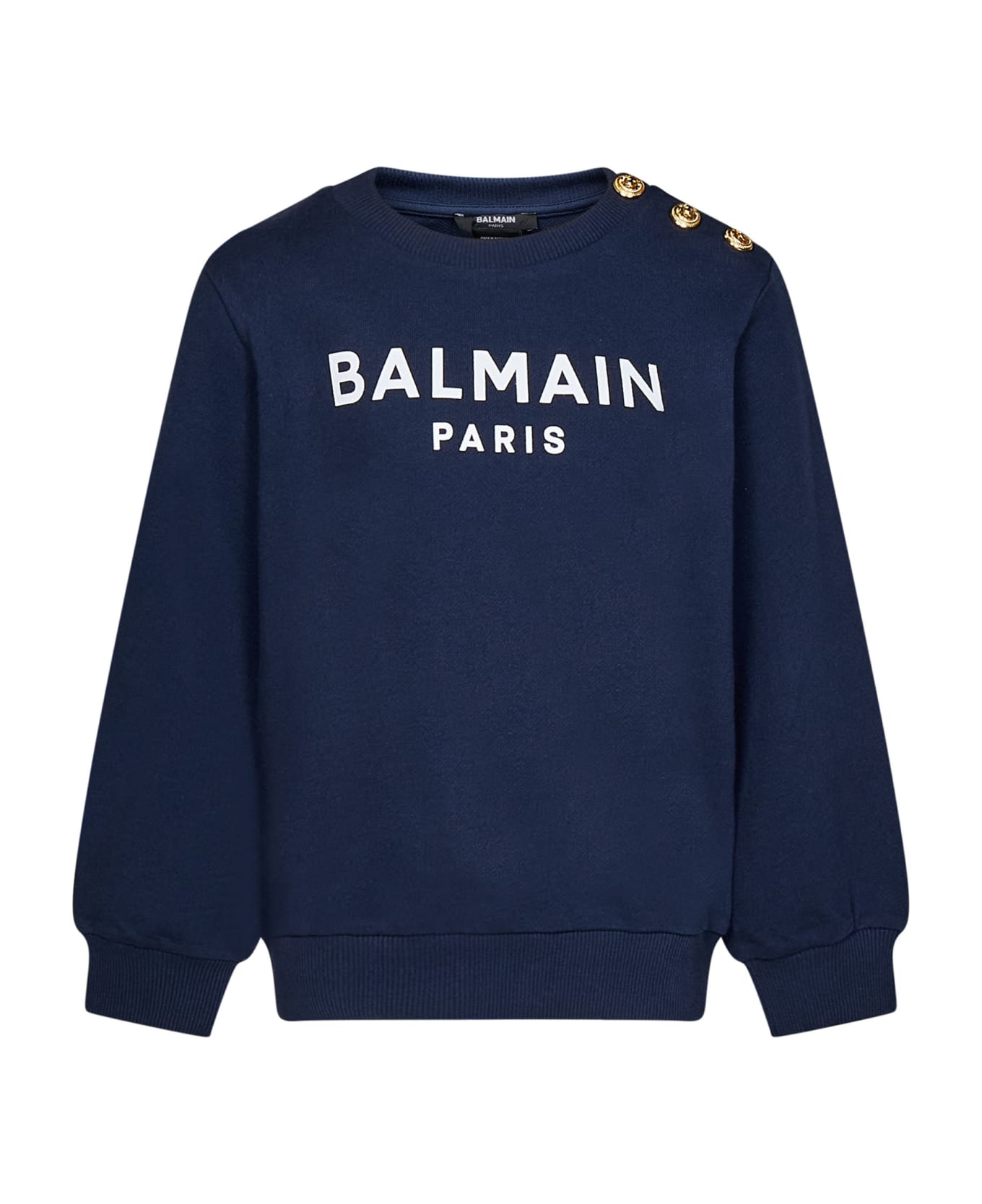 Balmain Paris Kids Sweatshirt - Blue ニットウェア＆スウェットシャツ