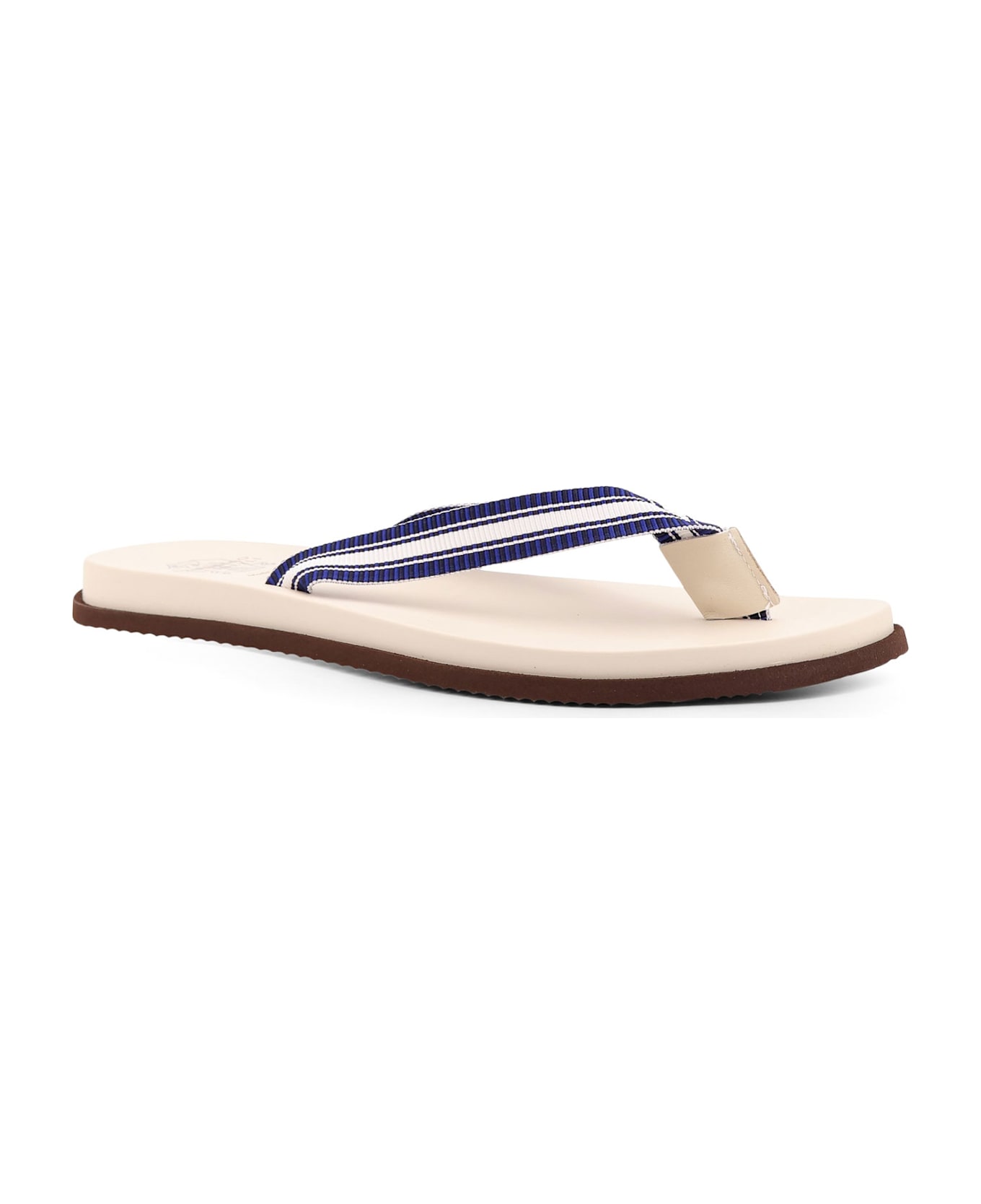 Brunello Cucinelli Rubber Flip Flop - Beige