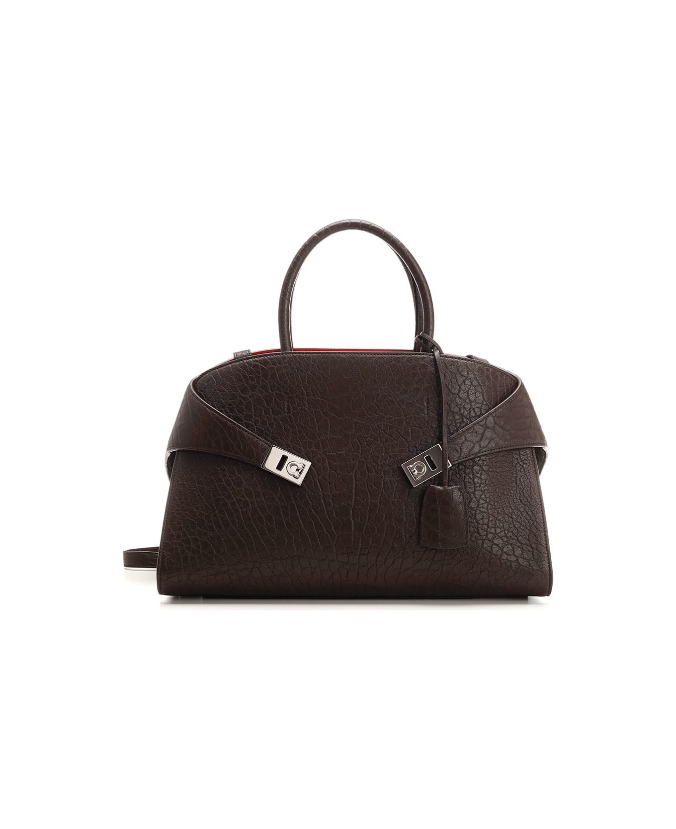 Ferragamo 
hug M
 Tote - Dark