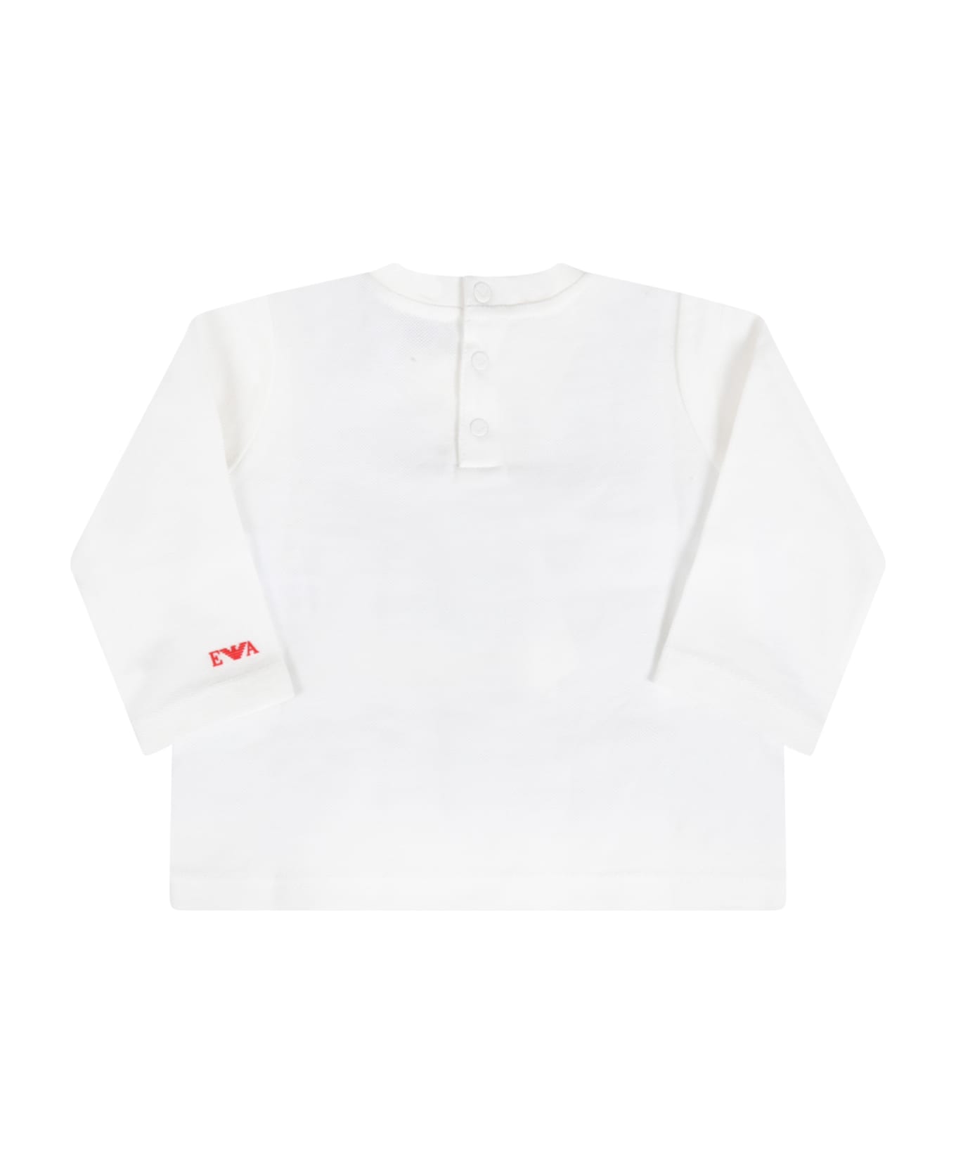 Armani Collezioni White T-shirt For Babyboy - White