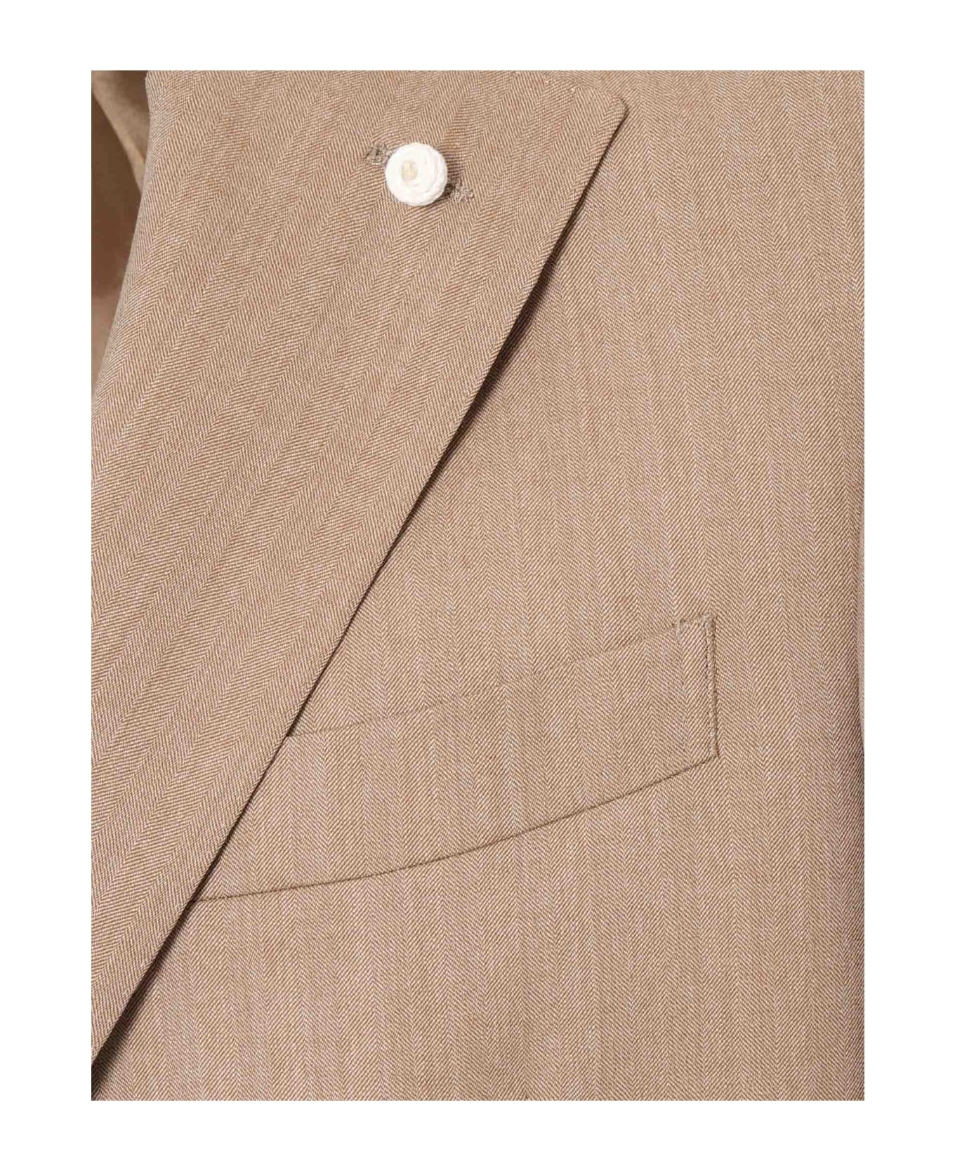 Luigi Bianchi Mantova Brown Men's Suit - BROWN スーツ