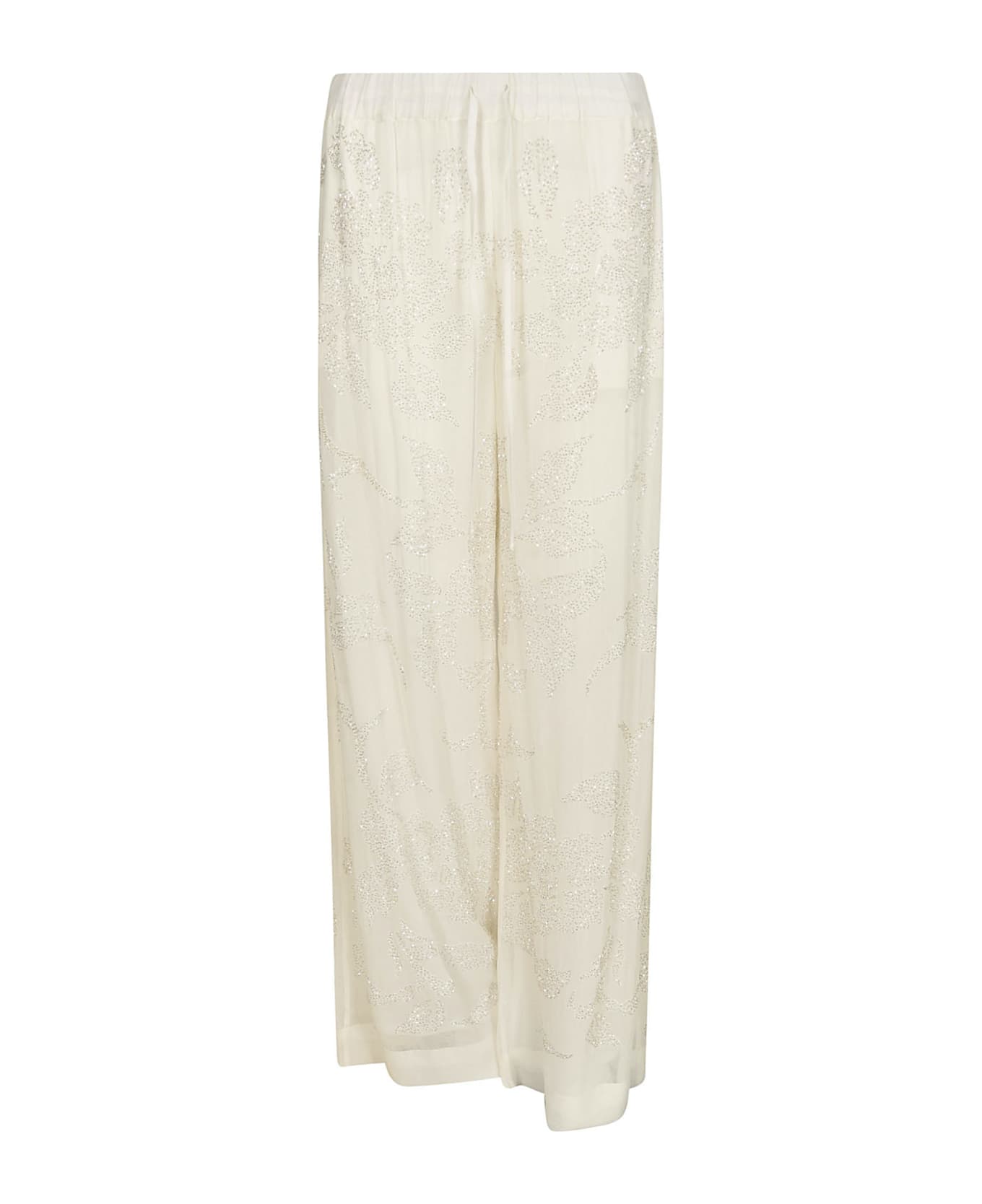 Parosh Embellished Trousers - White
