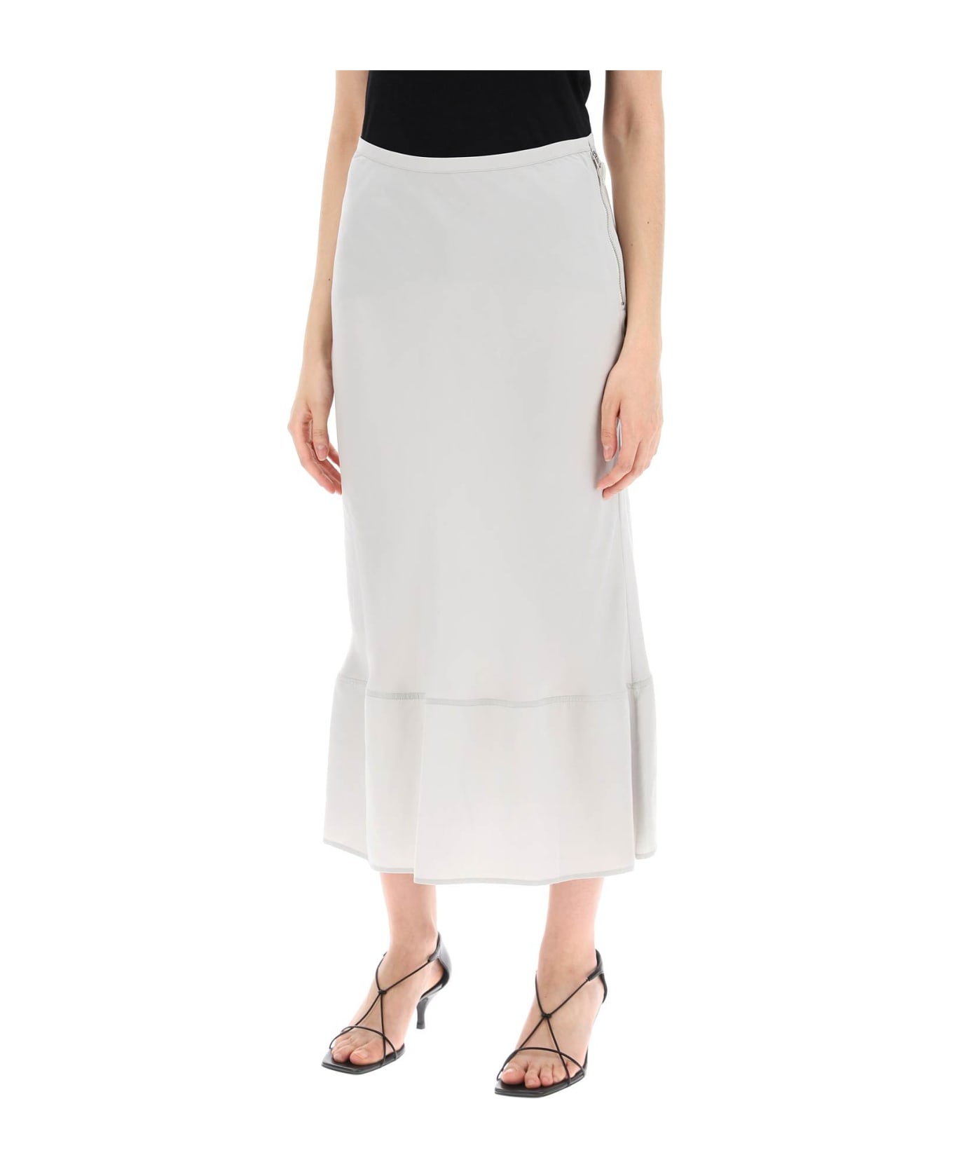 Lemaire Midi Bias-cut Skirt - CLOUD GREY (Grey)