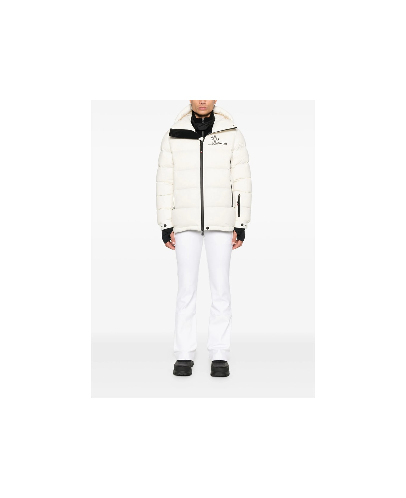 Moncler Grenoble Outerwear - WHITE/BLACK