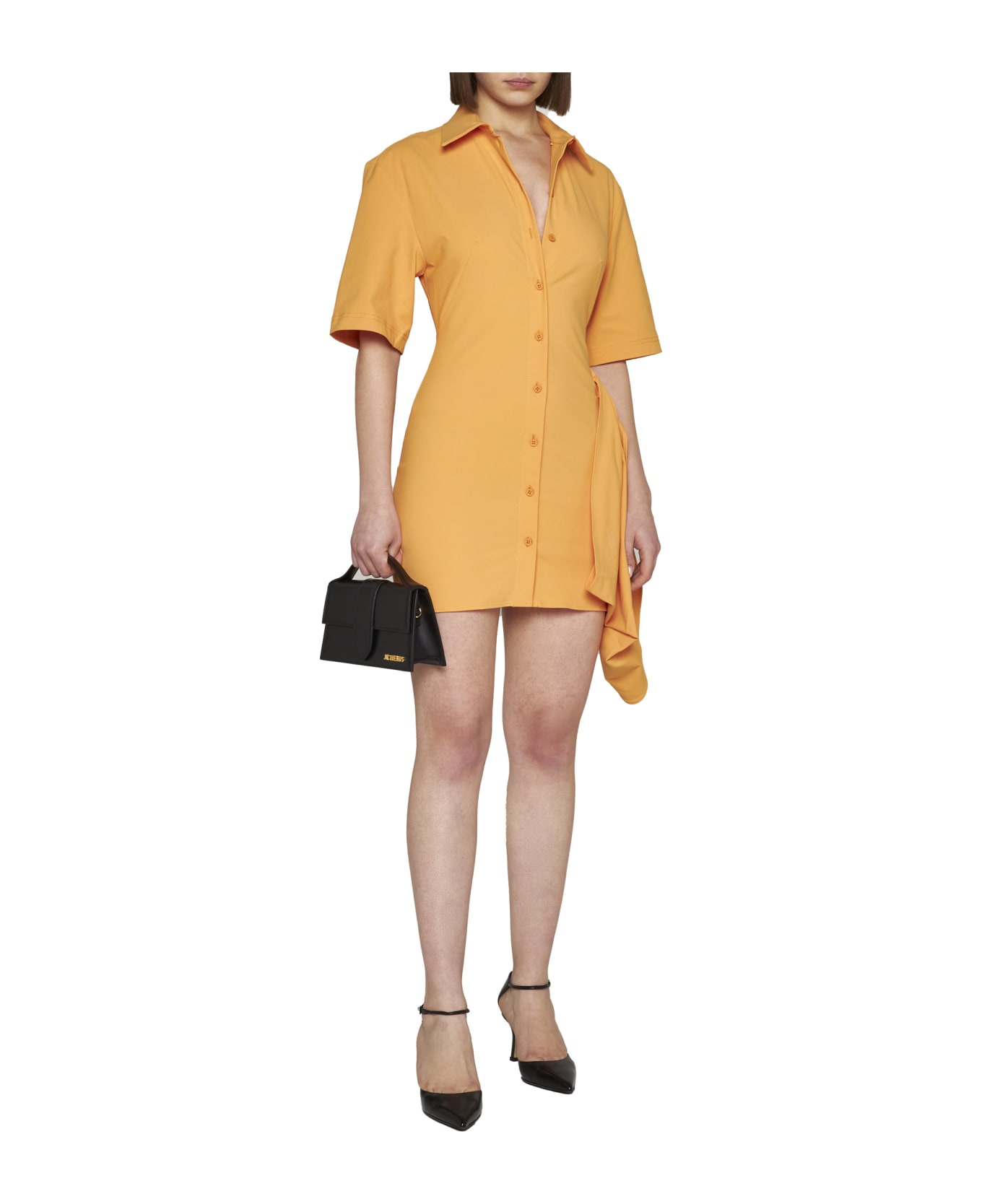 Jacquemus La Robe Camisa Shirt Dress - Orange ワンピース＆ドレス