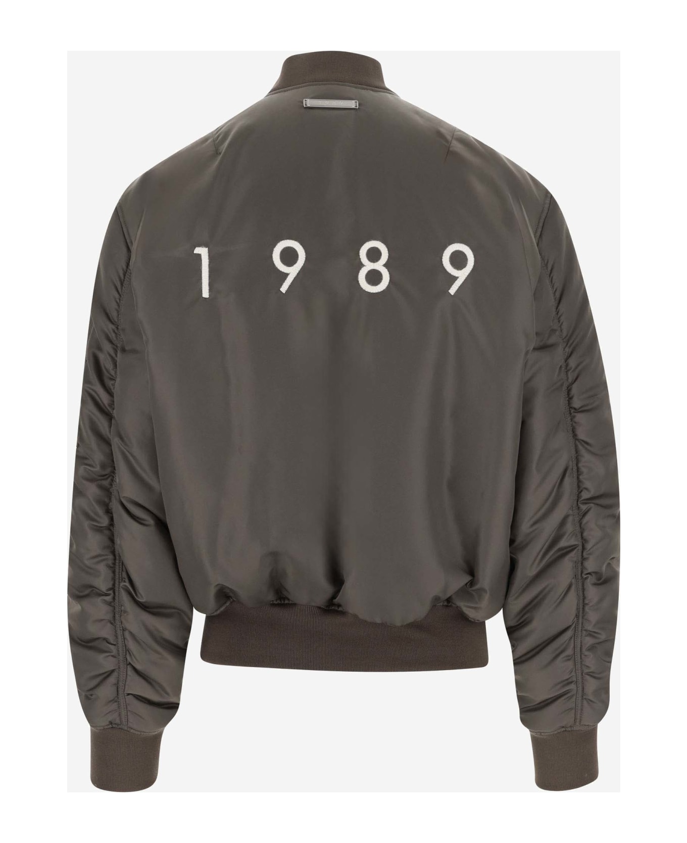 1989 Studio Short Nylon Bomber Jacket - Brown