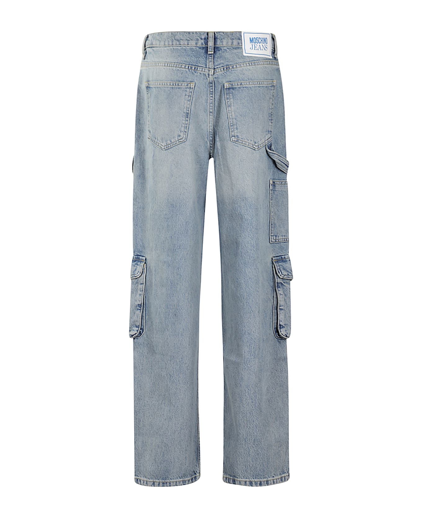 M05CH1N0 Jeans Cargo Pants - Fantasia Azzurro