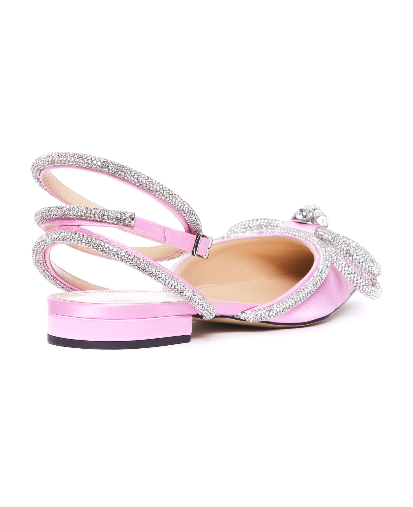 Mach & Mach Double Bow Flats - Pink