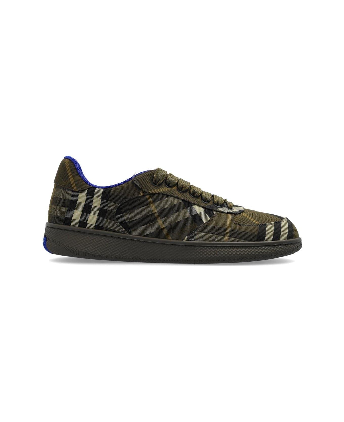 Burberry Checked Terrace Lace-up Sneakers - Heath Ip Check