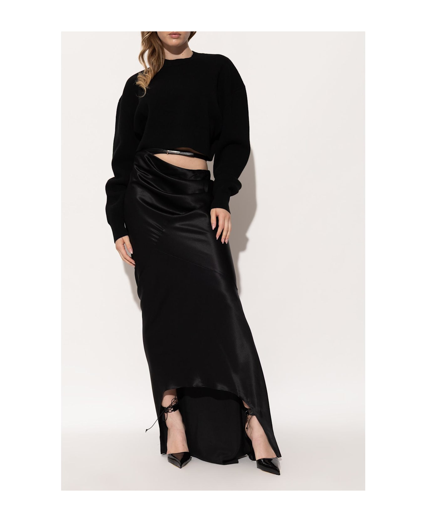 Tom Ford Leather High-heeled Shoes - Black