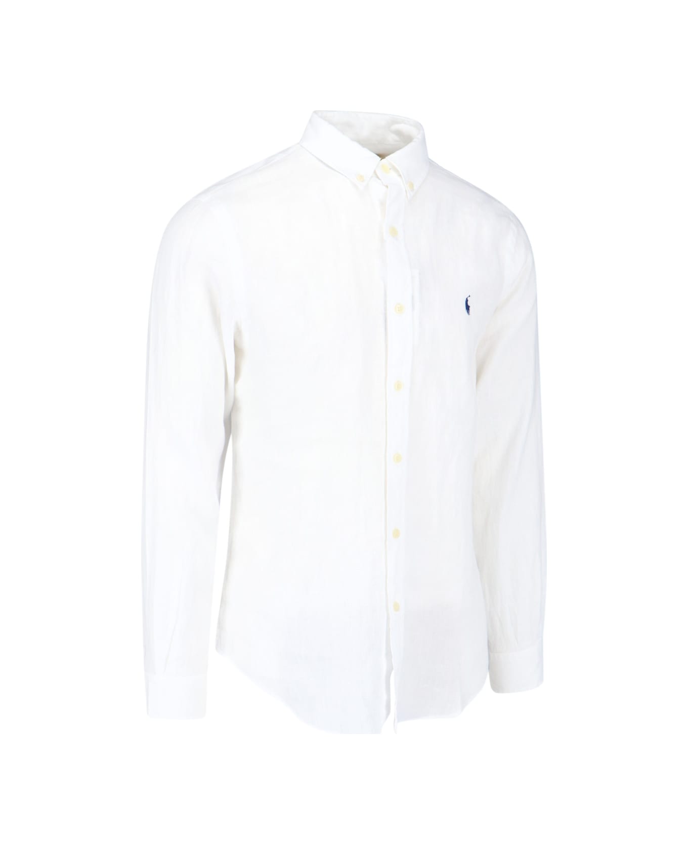 Polo Ralph Lauren  - Linen Shirt - White
