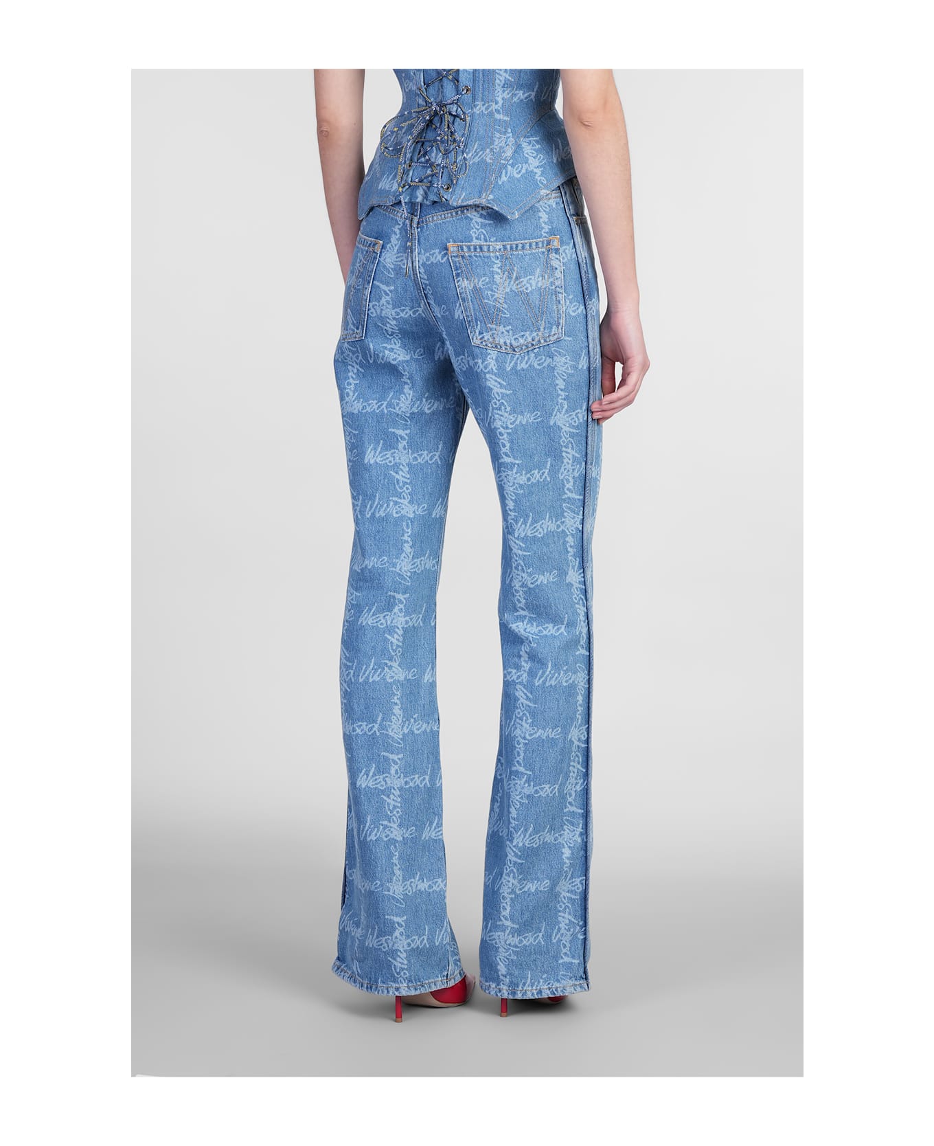 Vivienne Westwood Ray Jeans In Blue Cotton - DENIM