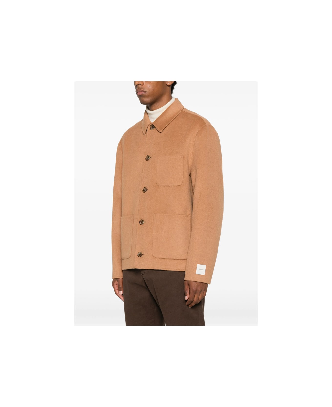 Calvin Klein Coat - BROWN