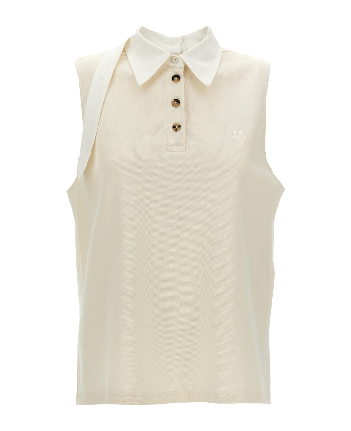 Tシャツ・カットソー Courreges Sangle Sleeveless' Polo Shirt Courrèges 'sangle Sleeveless' Polo Shirt | italist