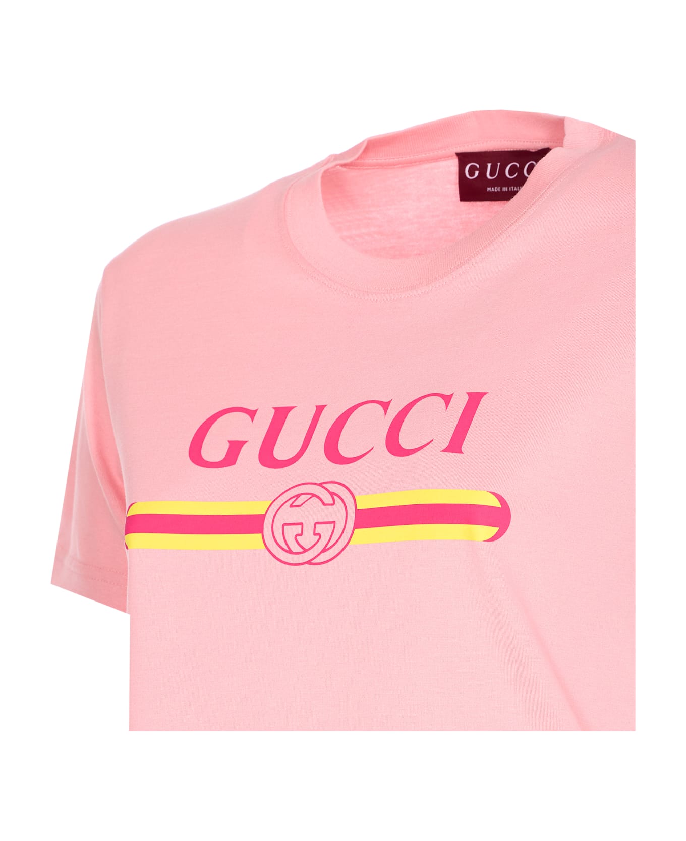 Gucci Incrocio Print T-shirt - Pink