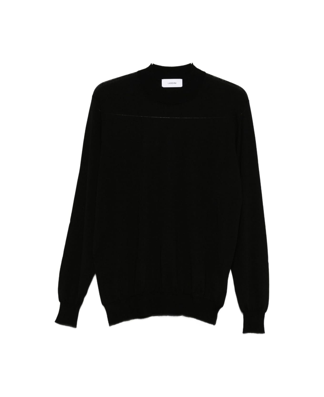 Lardini Black Turtleneck Sweater - Black