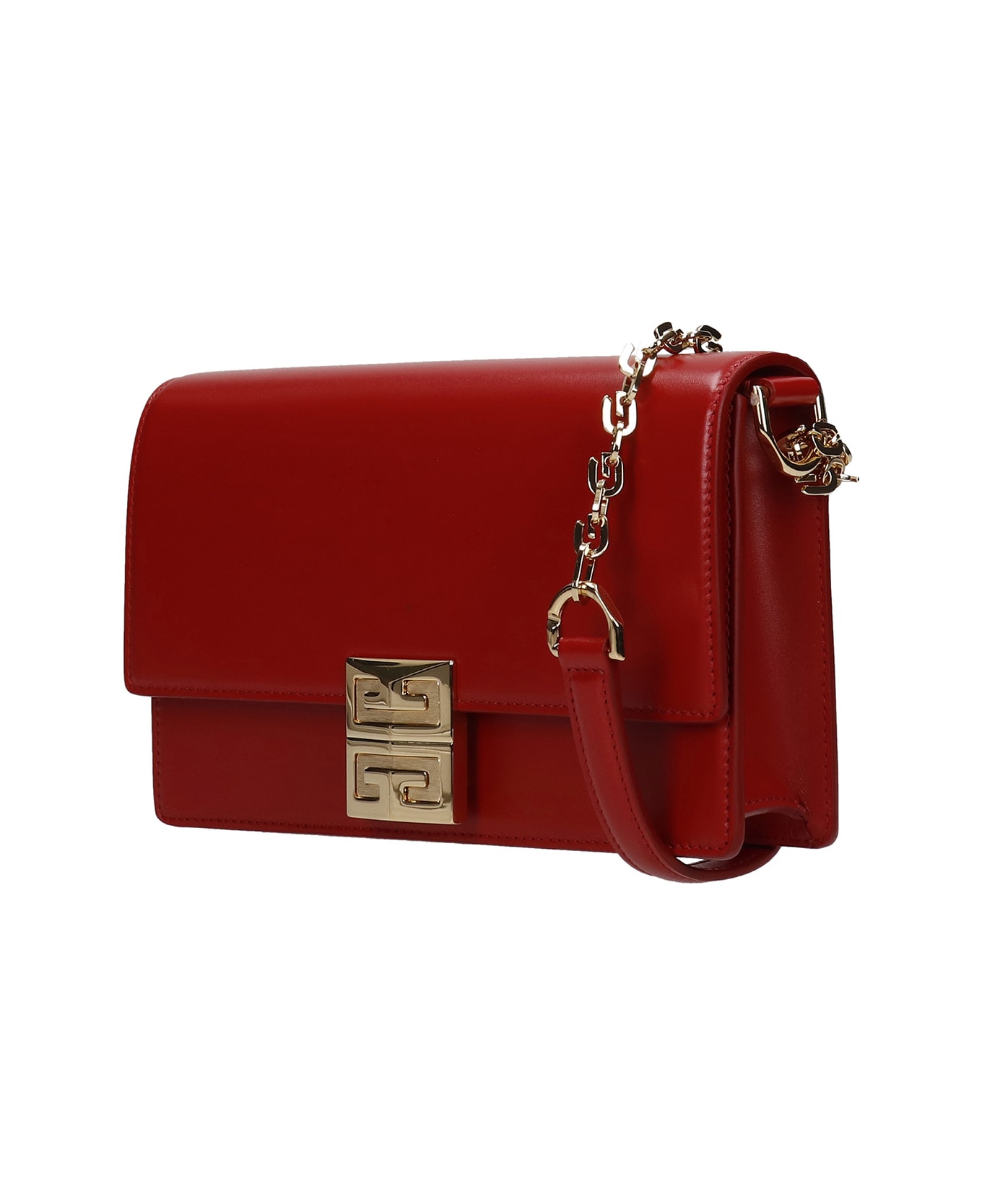 Givenchy 4g Shoulder Bag In Red Leather | italist