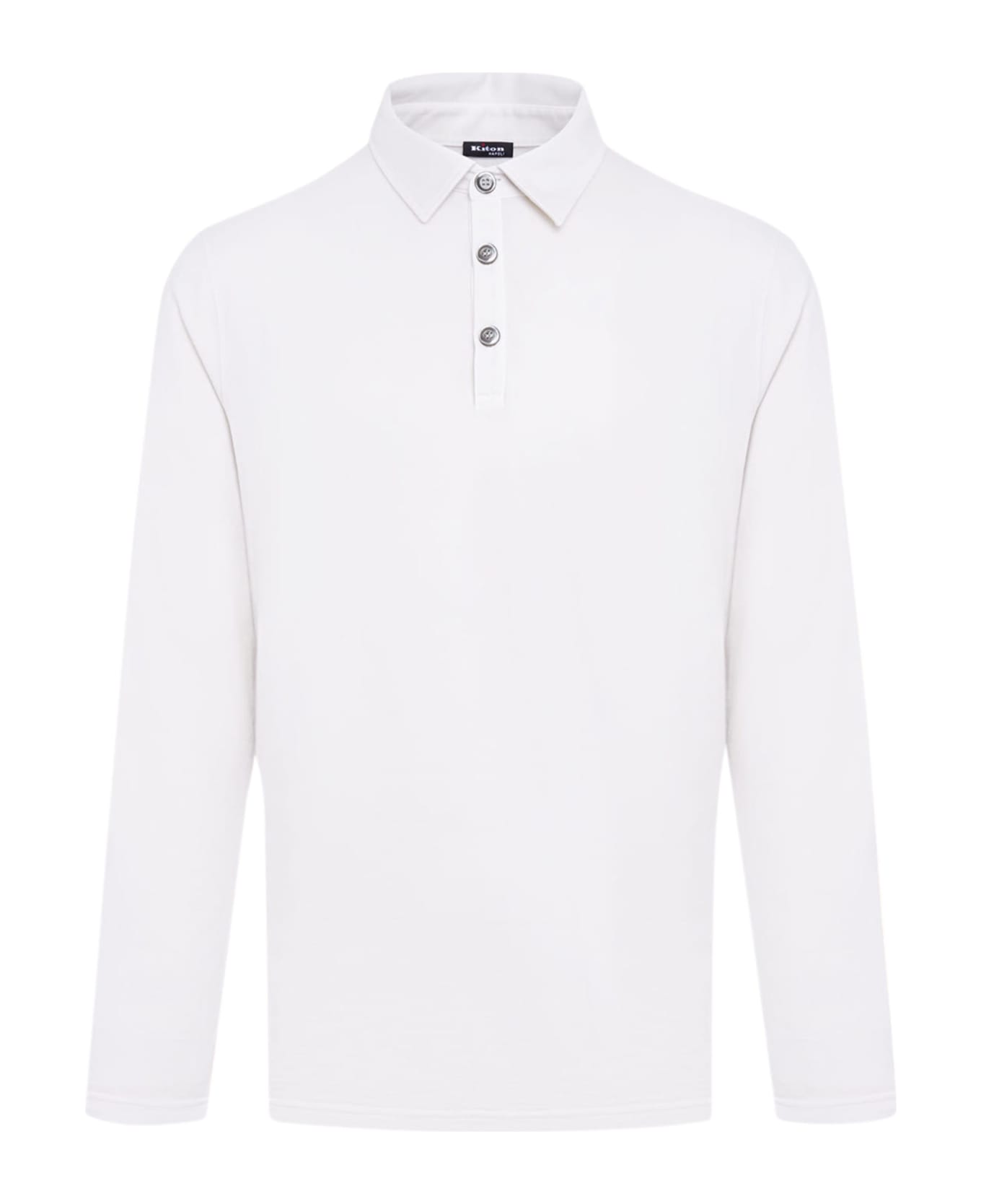 Kiton Jersey Poloshirt Cotton - WHITE