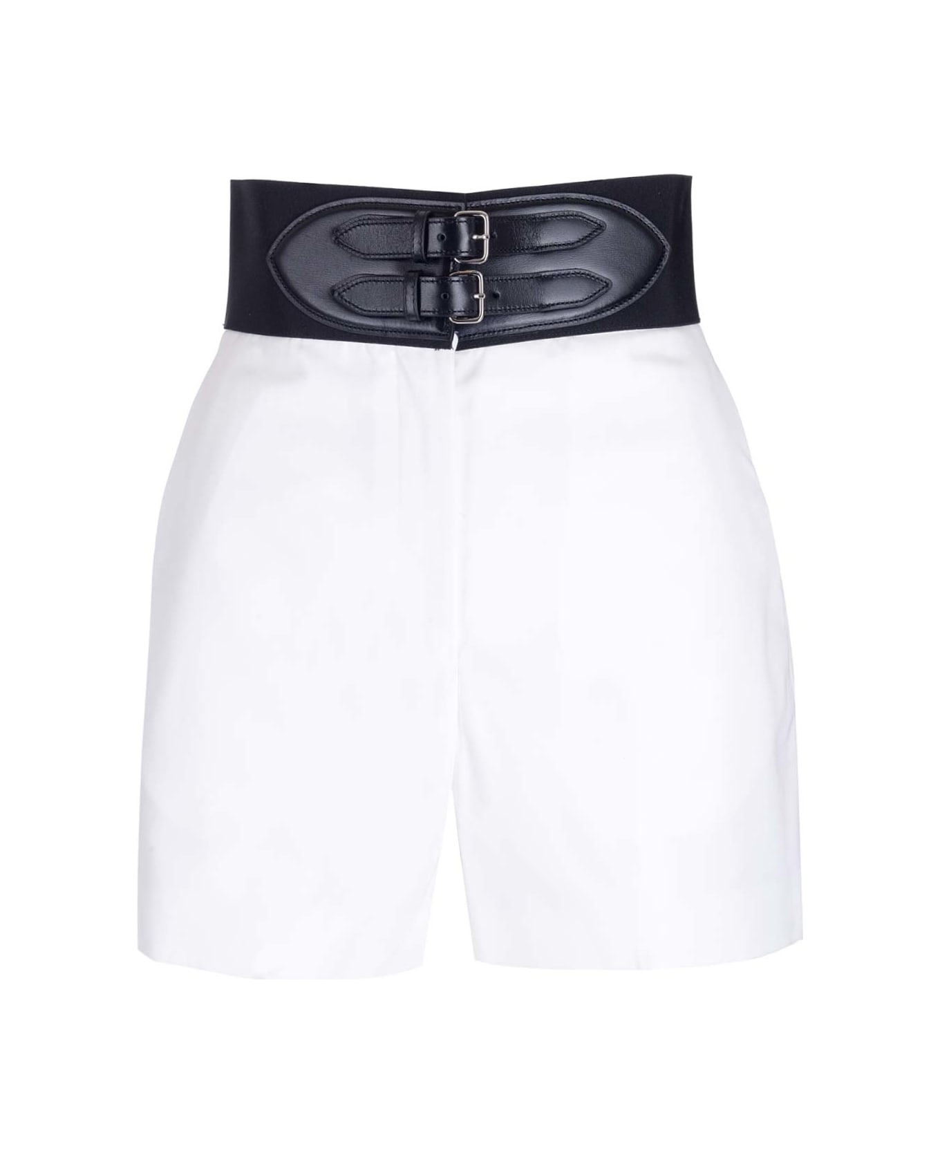 Alaia Belted Short - White