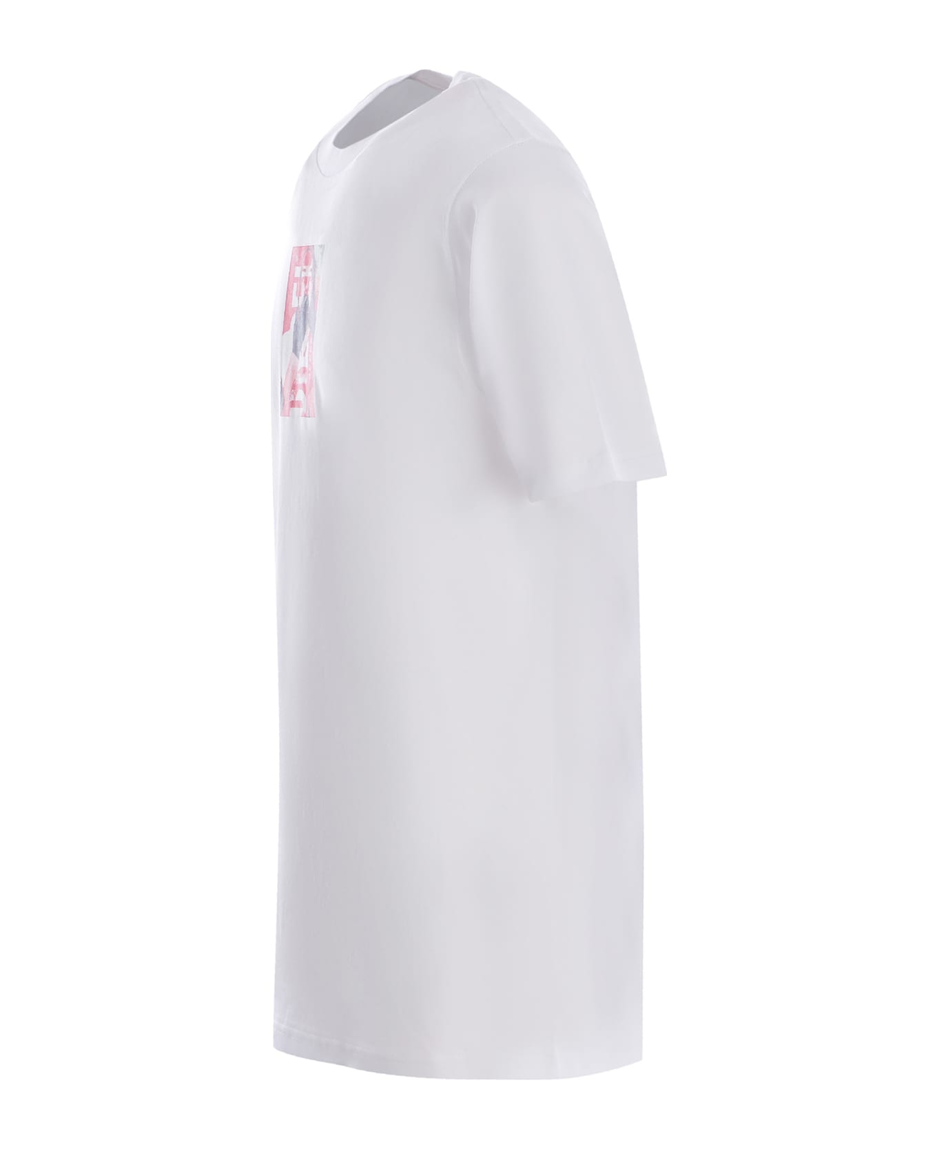 Diesel T-shirt Diesel "t-just-n11" Made Of Cotton Jersey - Bianco
