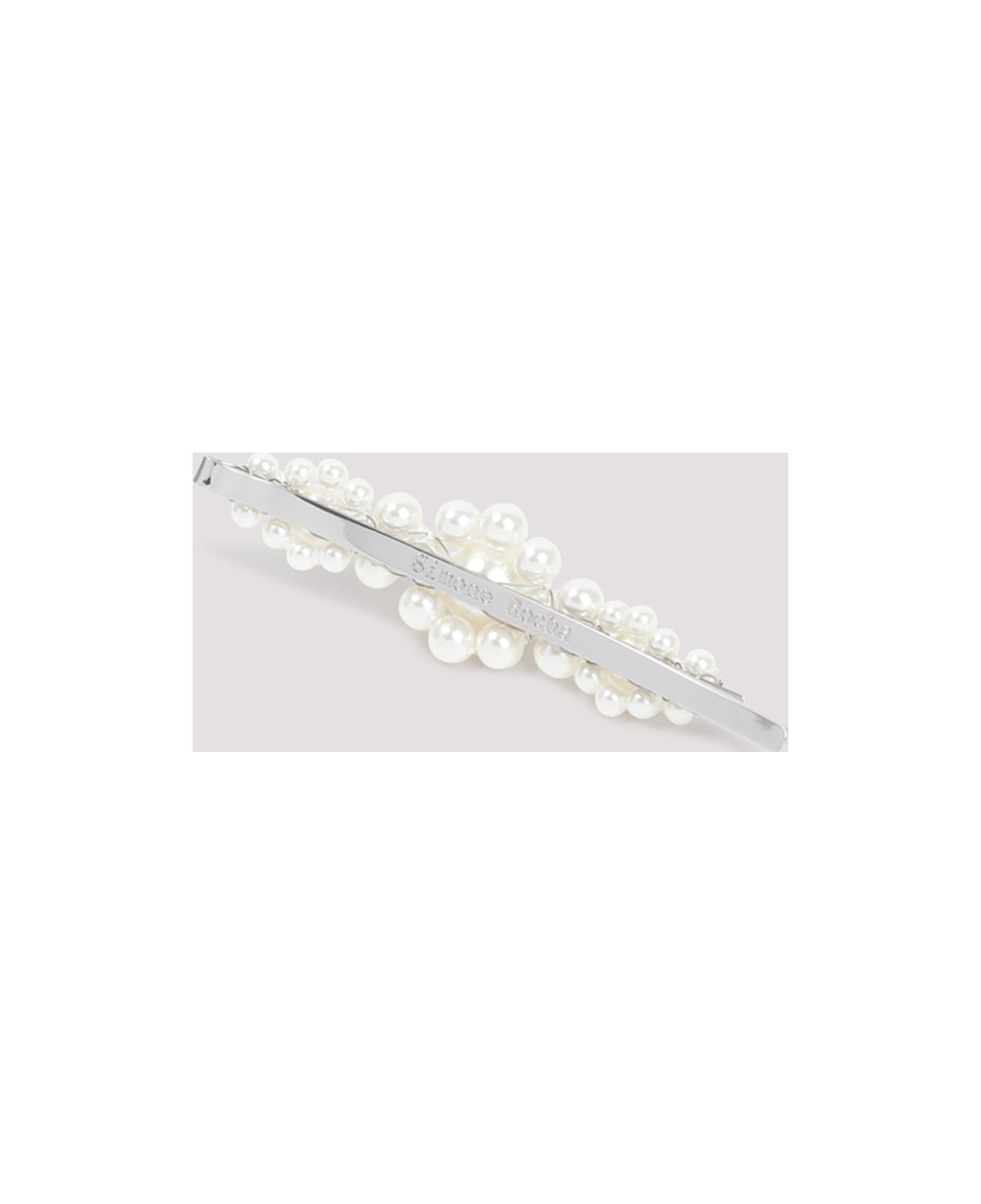 Simone Rocha Pearl Large Flower Hair Clip - Pearl