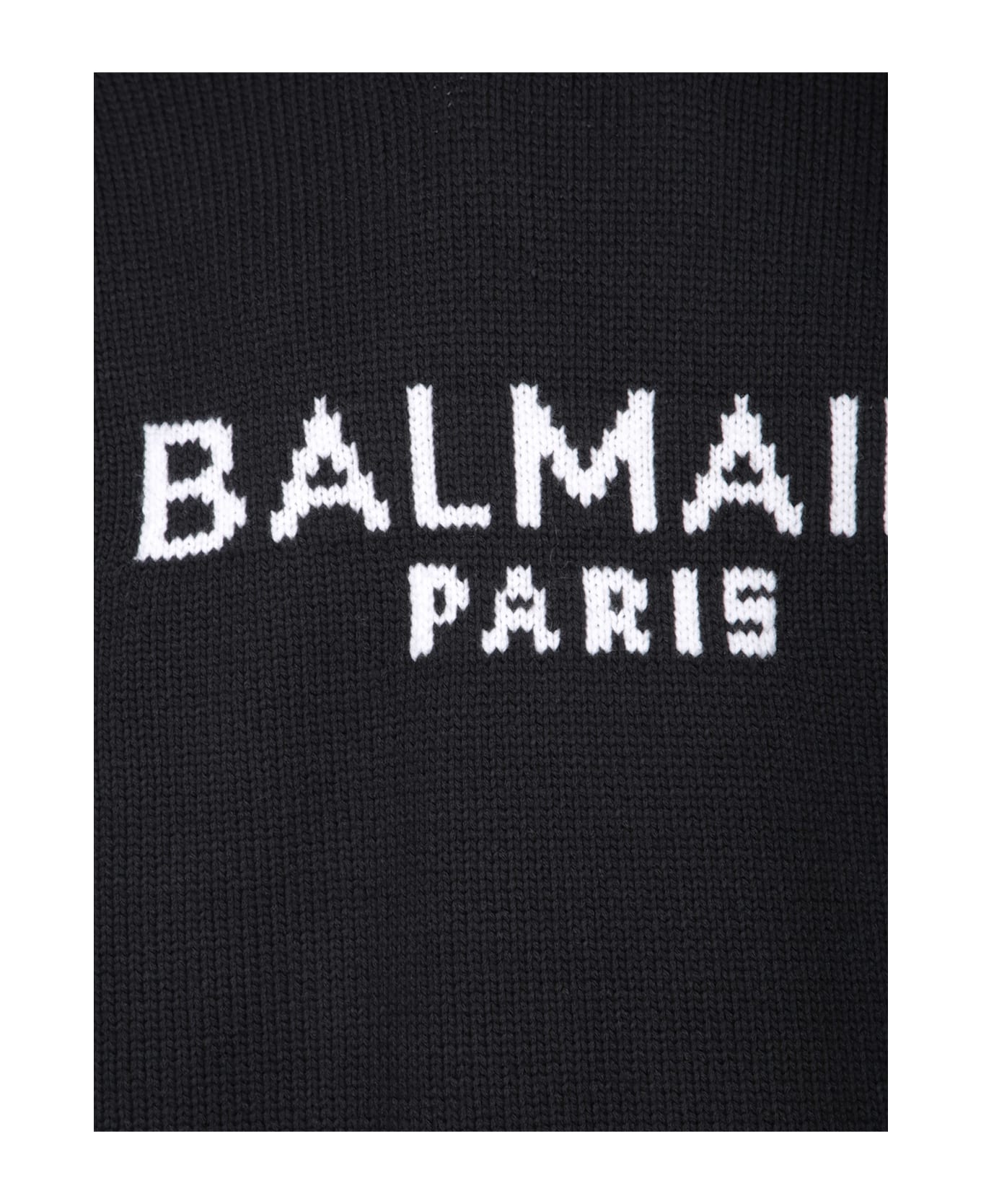 Balmain Black Logo Sweater - Black