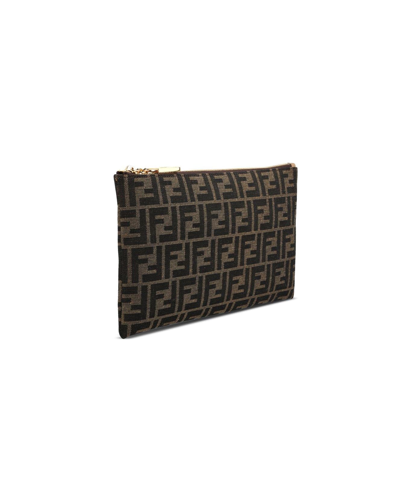 Fendi Flat Baguette Medium Pouch - Tab.mr+sand+os