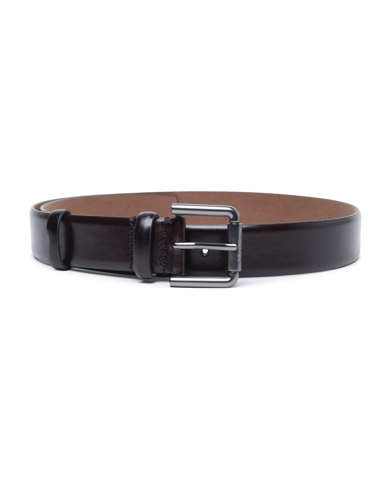 Max Mara Brown Leather Belt - Brown