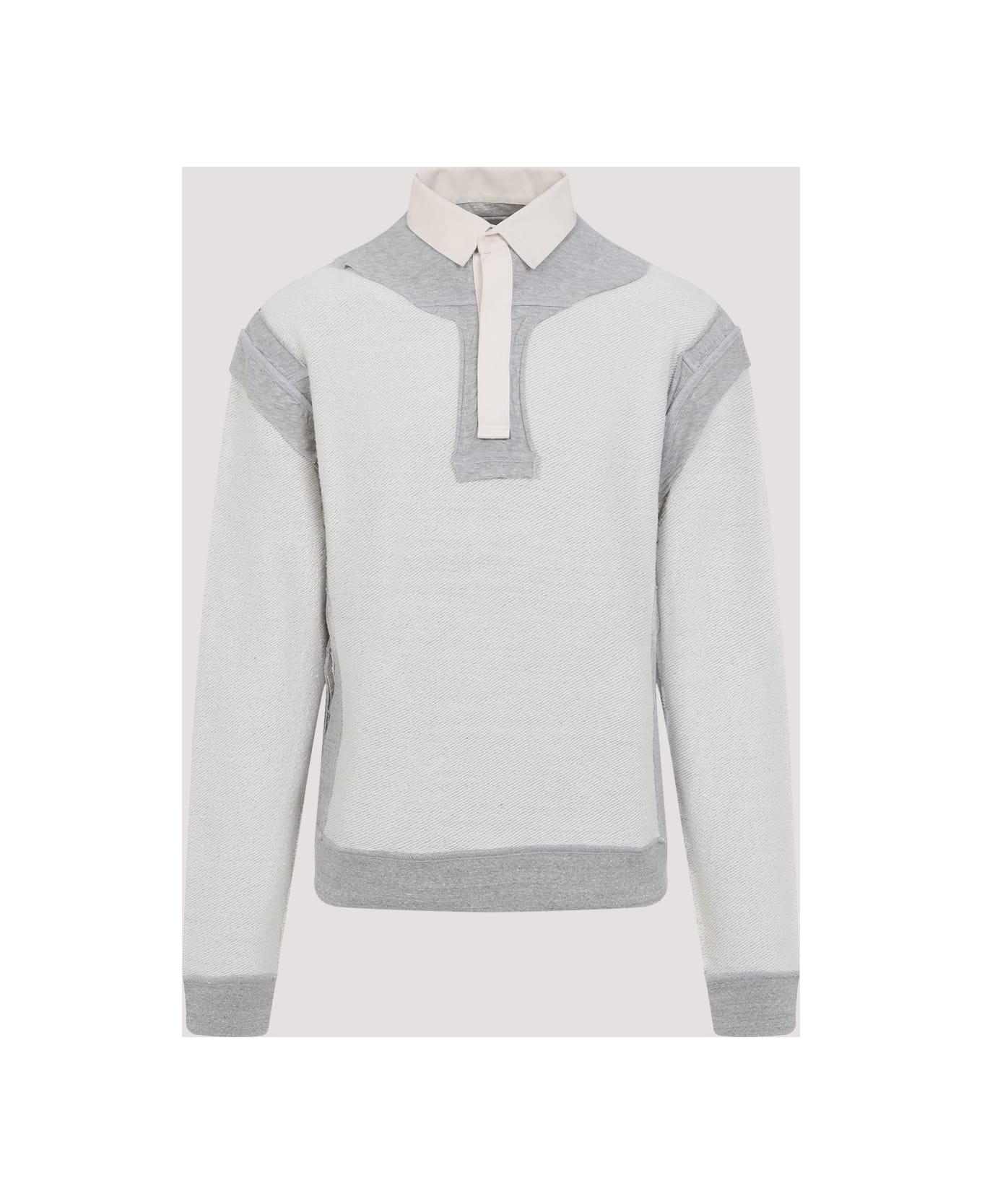 Maison Margiela Cotton Hoodie - M Grey Melange