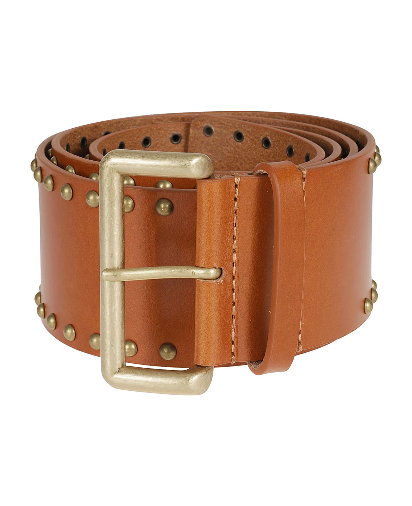 Zamattio Alessia  Belts Leather Brown - Leather Brown ベルト