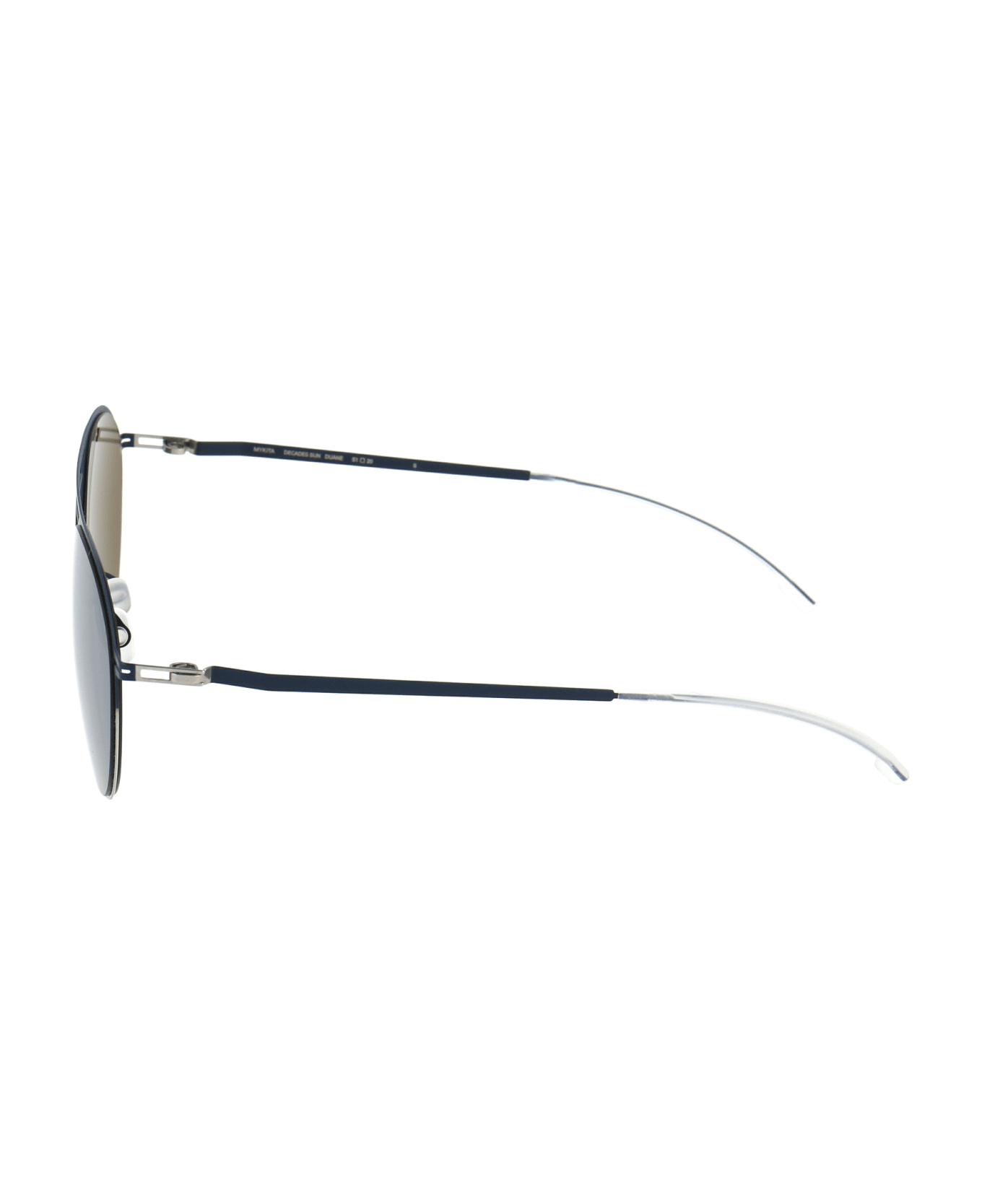 Mykita Duane Sunglasses - 091 Silver/Navy Light Silver Flash