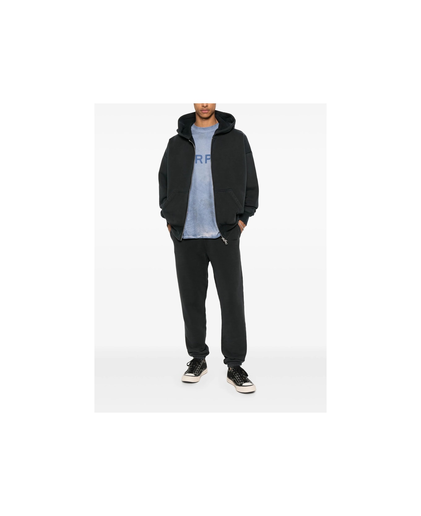 Purple Brand Sweatshirt - BLACK